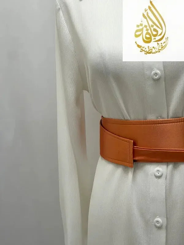 New Color Satin Belt - Palestinian Elegance
