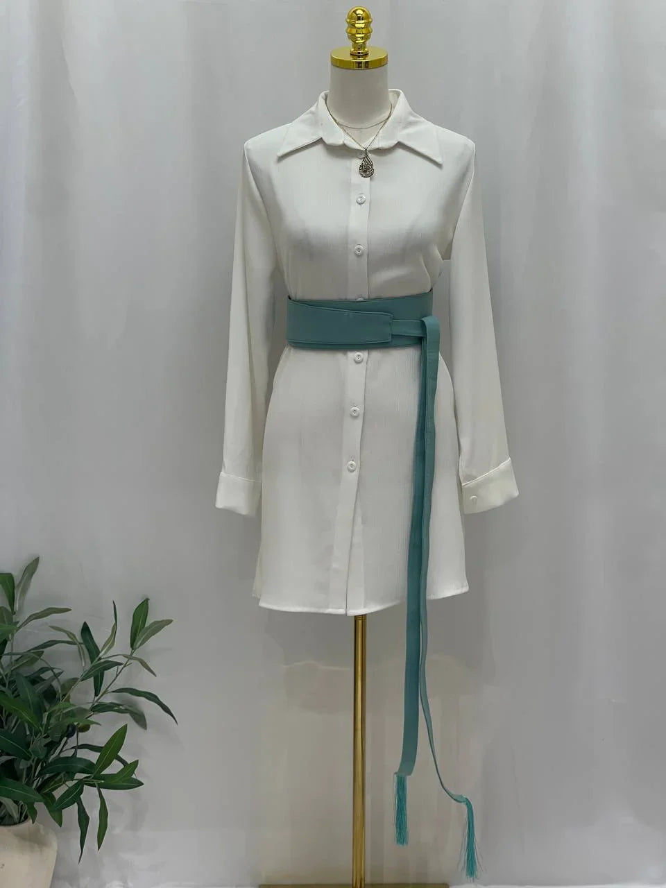 New Satin Belt Matt Color A Modern And Stylish Touch - Palestinian Elegance