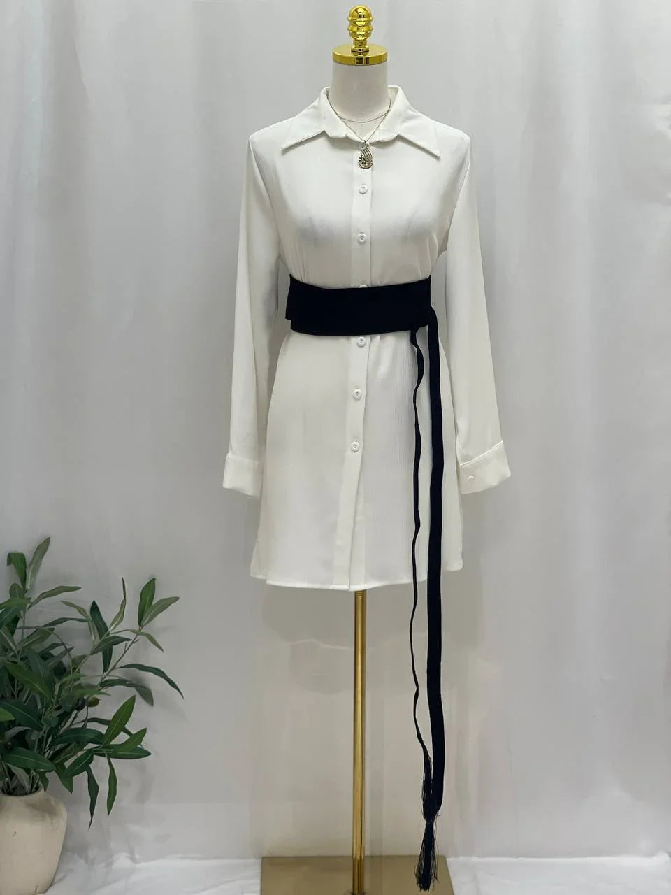 New Satin Belt Matt Color A Modern And Stylish Touch - Palestinian Elegance