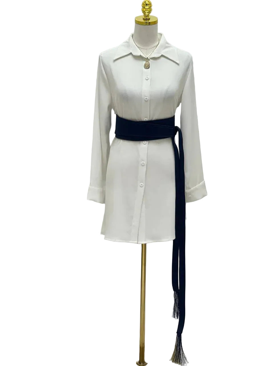 white dress belt womens New Satin Belt Matt Color A Modern And Stylish Touch