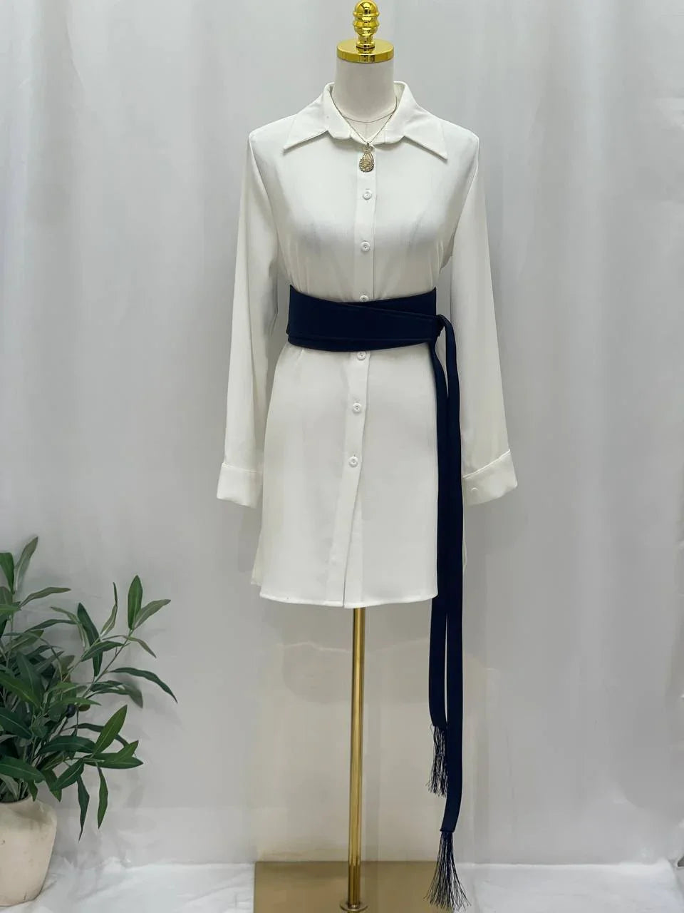 New Satin Belt Matt Color A Modern And Stylish Touch - Palestinian Elegance