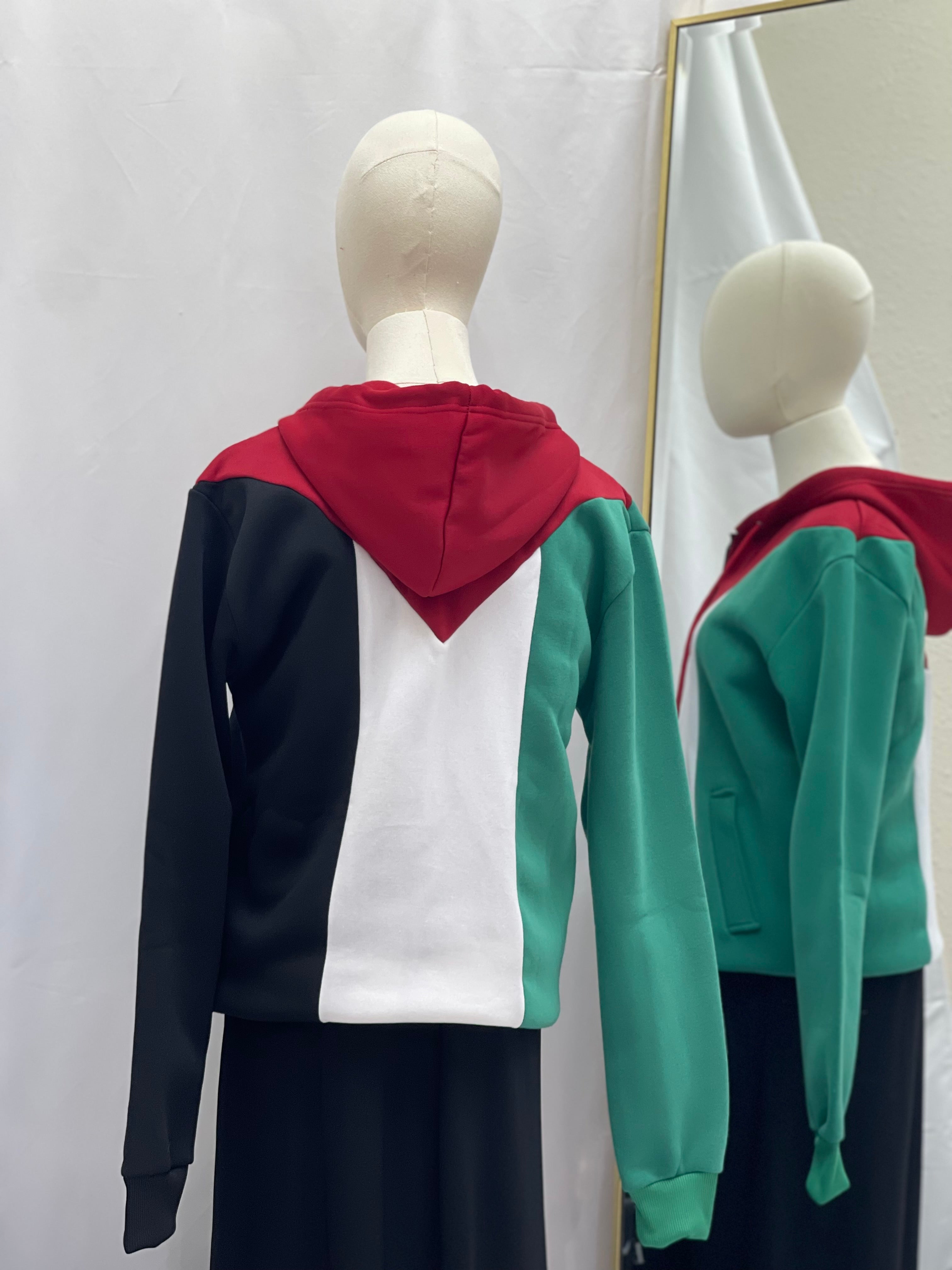 Palestine Zipper Hoodie for Comfort and Style Palestinian Elegance