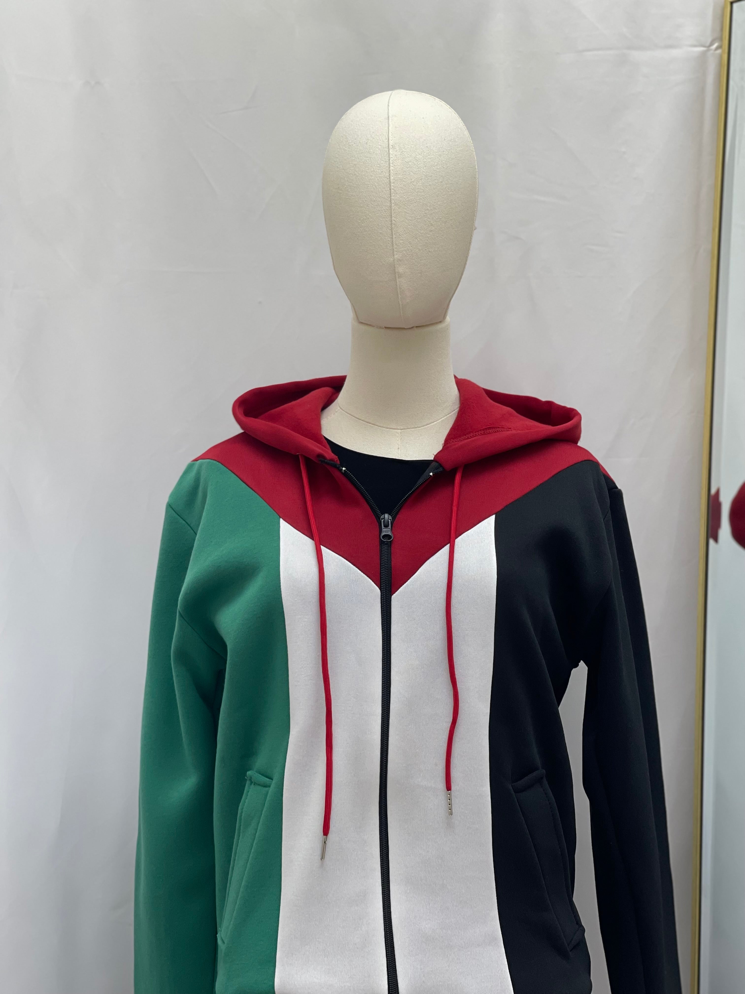 Palestine Zipper Hoodie for Comfort and Style Palestinian Elegance