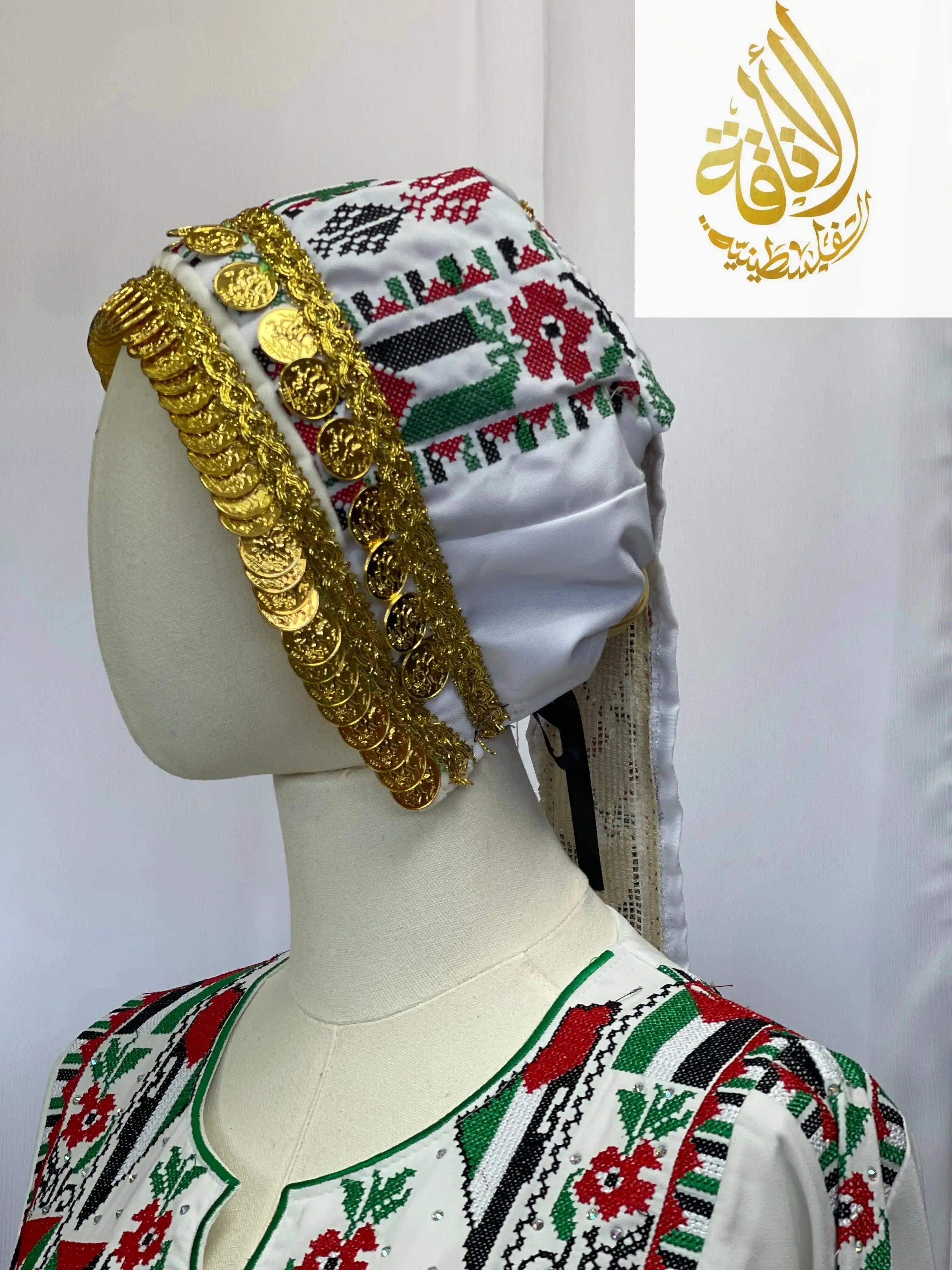 Palestinian and Proud Embroidered Thoub - Celebrate Heritage in Style Palestinian Elegance