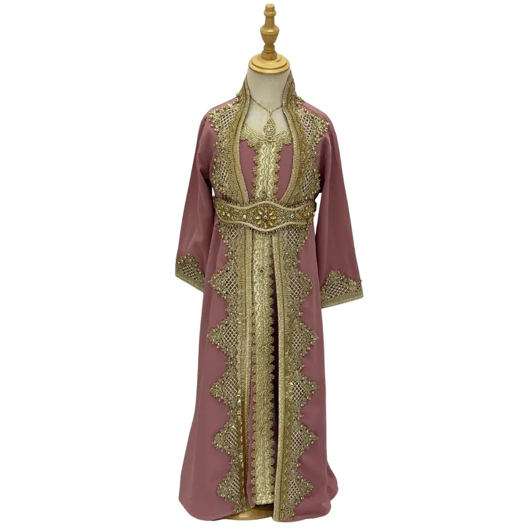 luxury kaftan dress Princess Sema Girls Luxury Kaftan Elegant and Versatile Design