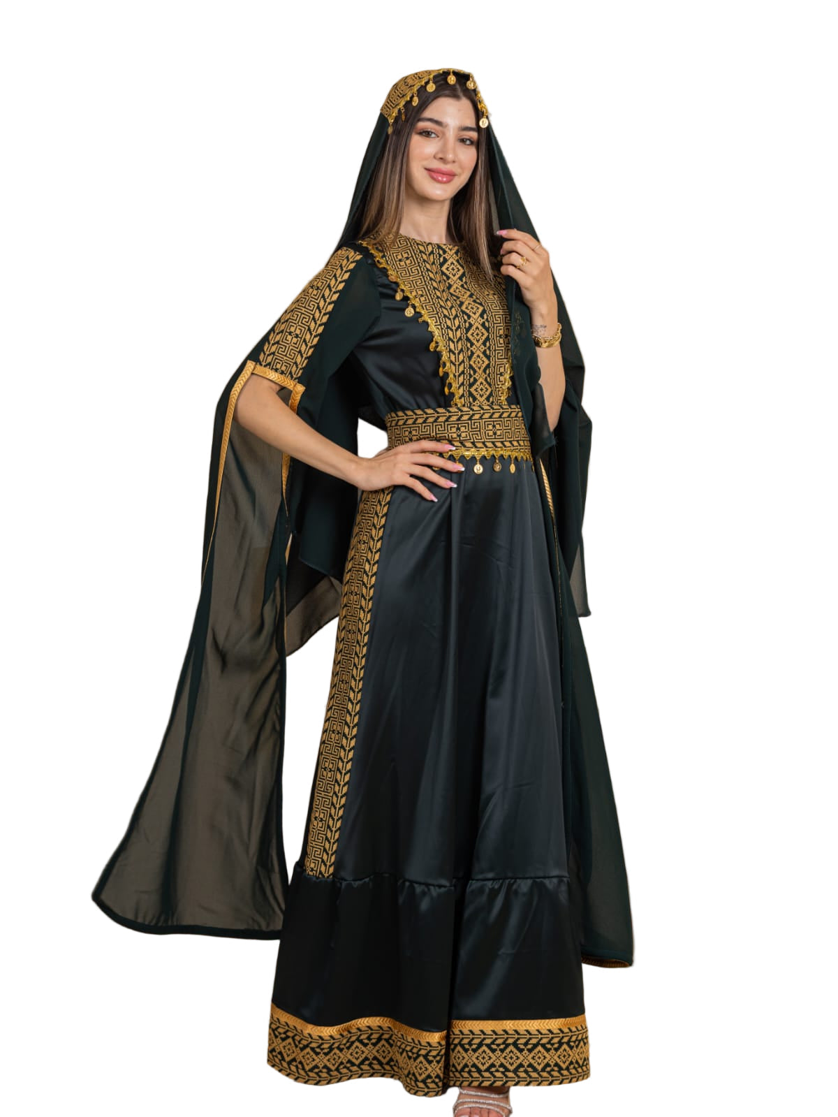 Qamar Embroidered Dress Heritage and Modern Elegance - Palestinian Elegance