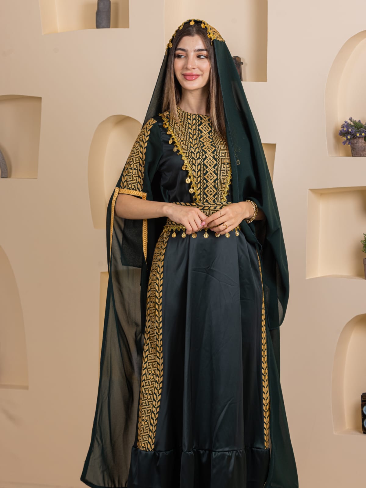 Qamar Embroidered Dress Heritage and Modern Elegance - Palestinian Elegance