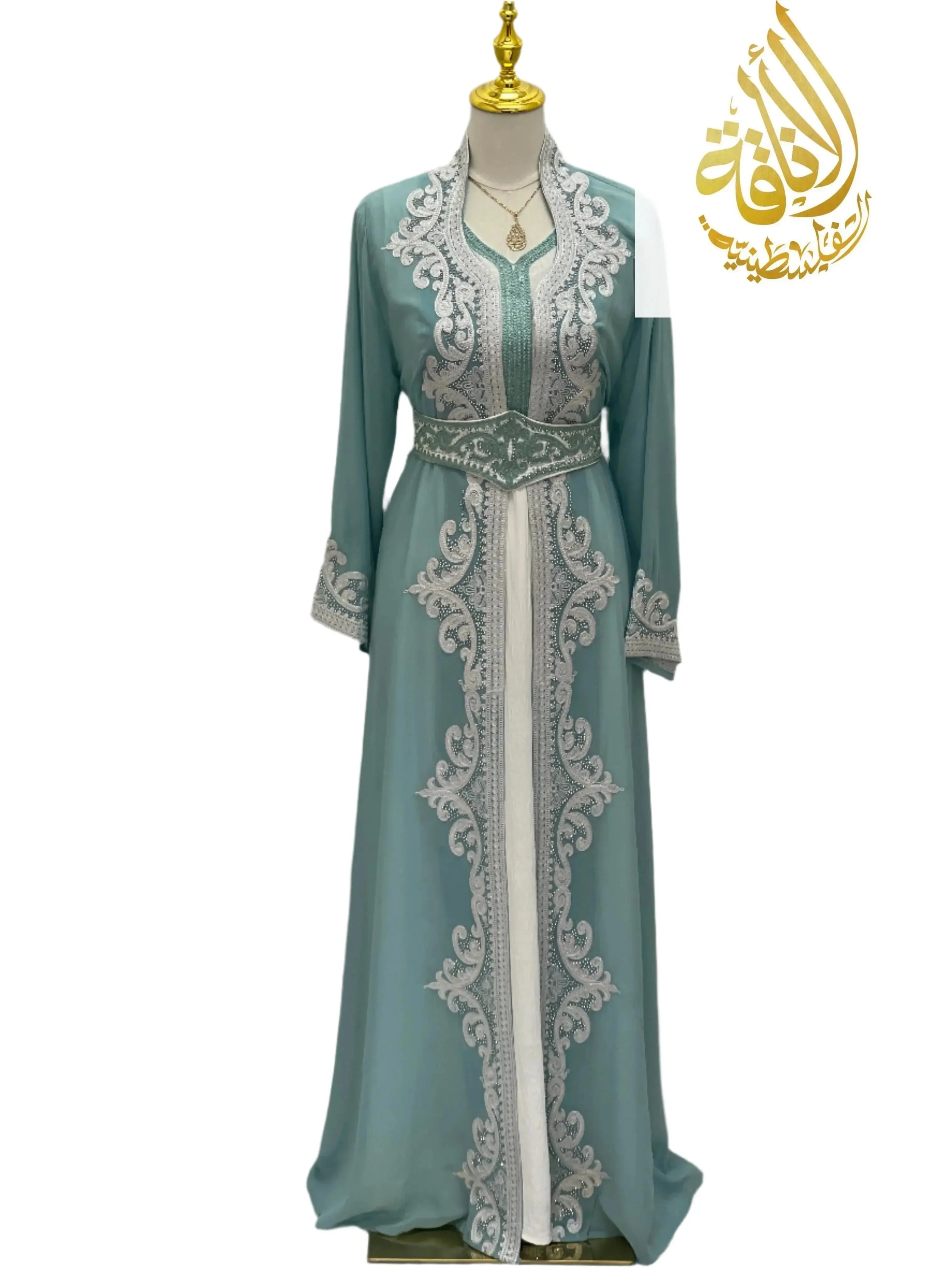 Rania Unique Kaftan - Palestinian Elegance