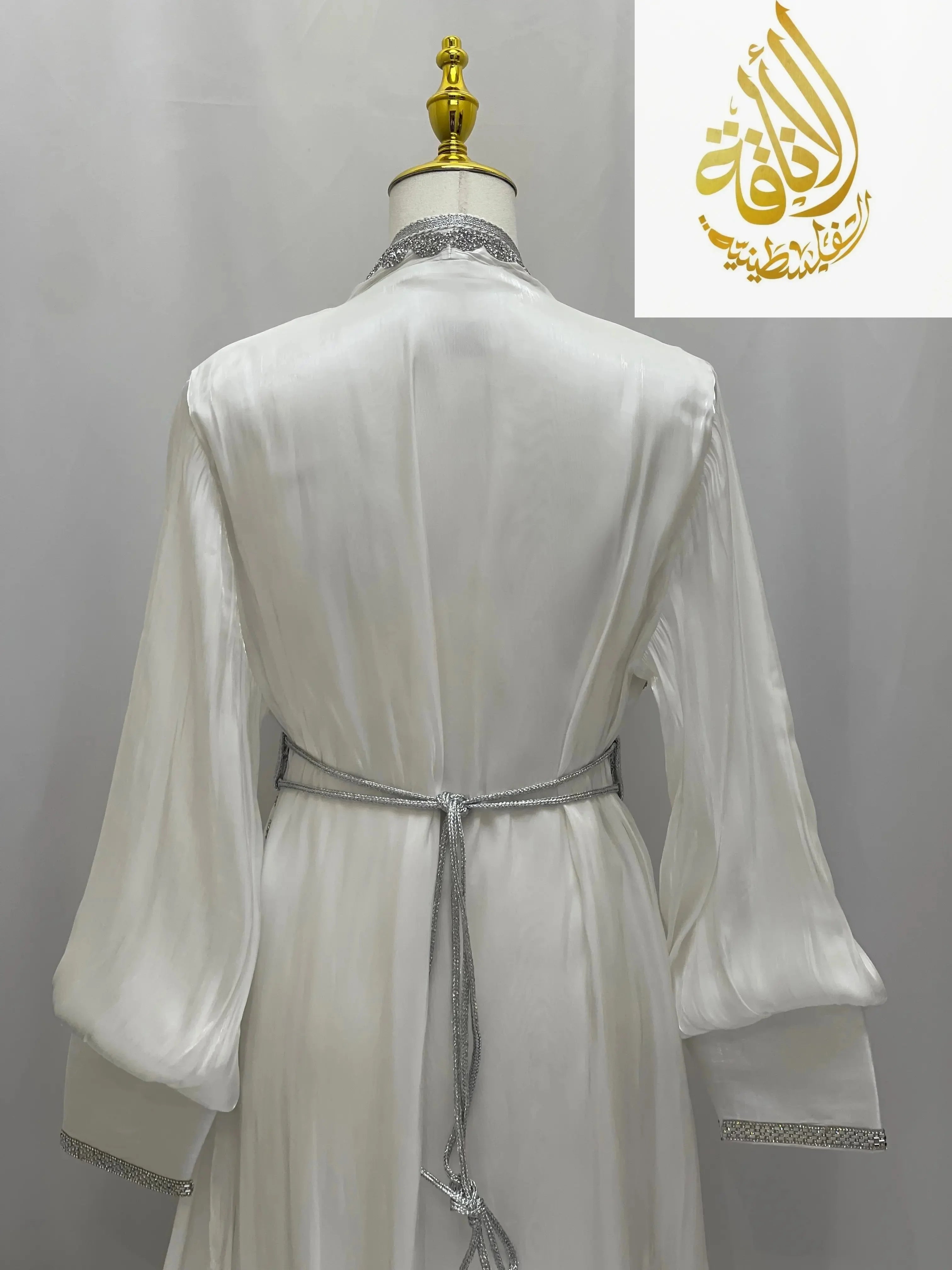 Sahar Fancy Kaftan | Elegant Modest Eveningwear - Palestinian Elegance