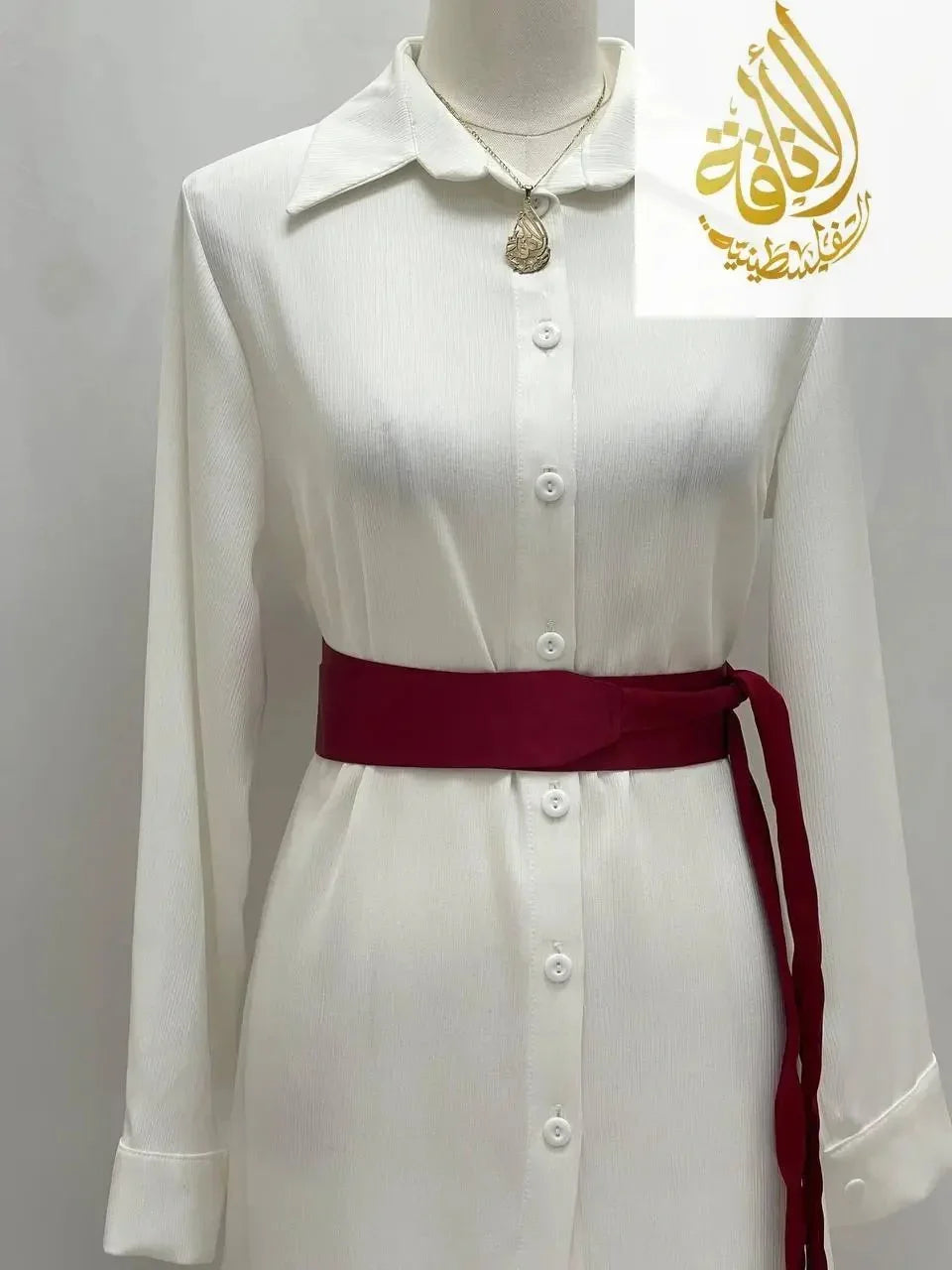 Satin Belt Thin PalestinianElegance