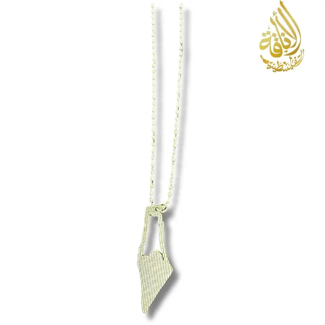 Silver Al Quds Design Necklace Palestinian Elegance