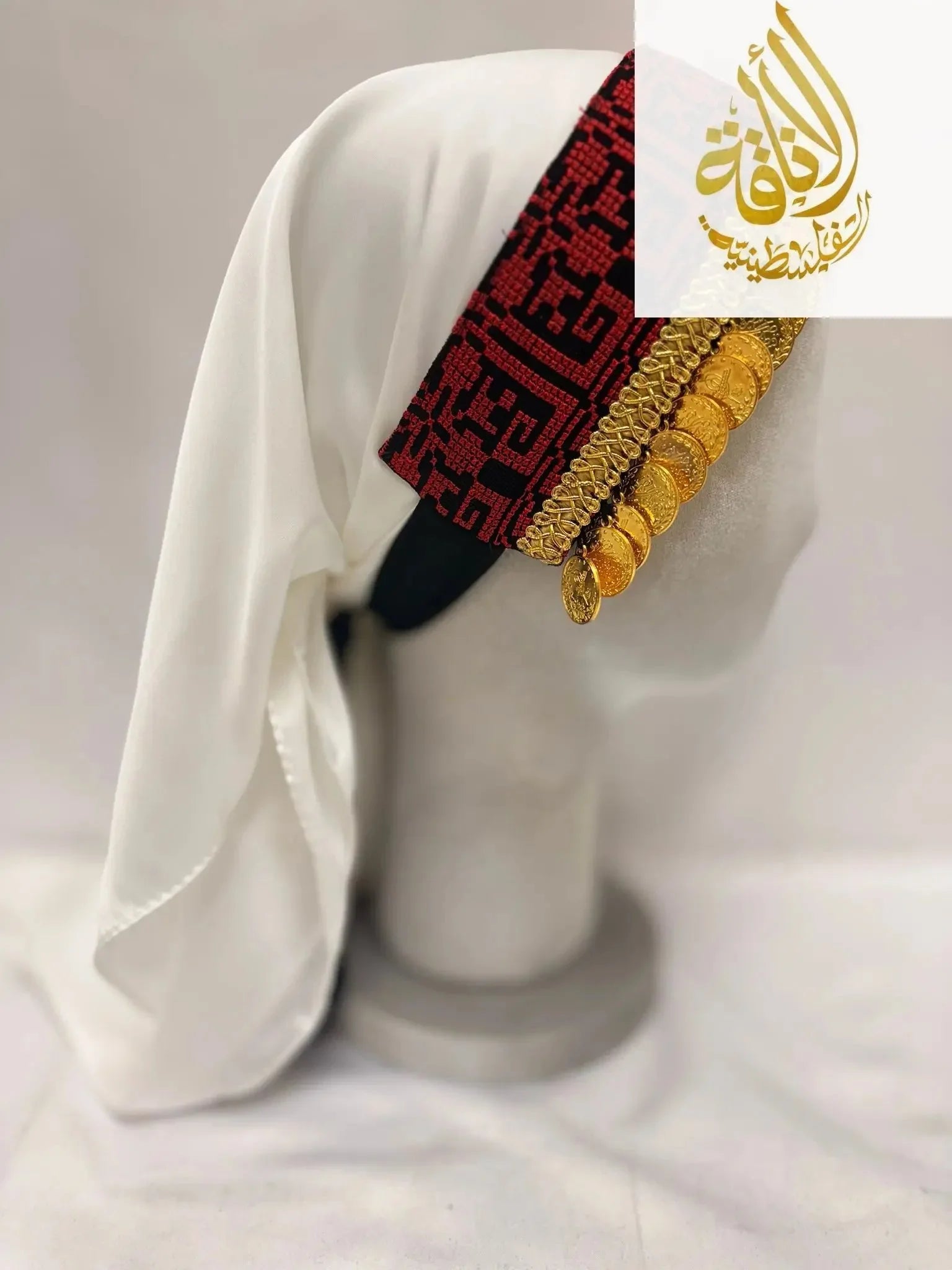 Tatreez Head Lerat: Hand-Embroidered Elegance and Cultural Flair Palestinian Elegance