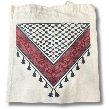 Tatreez and Kuffiyeh Design Bag Palestinian Elegance