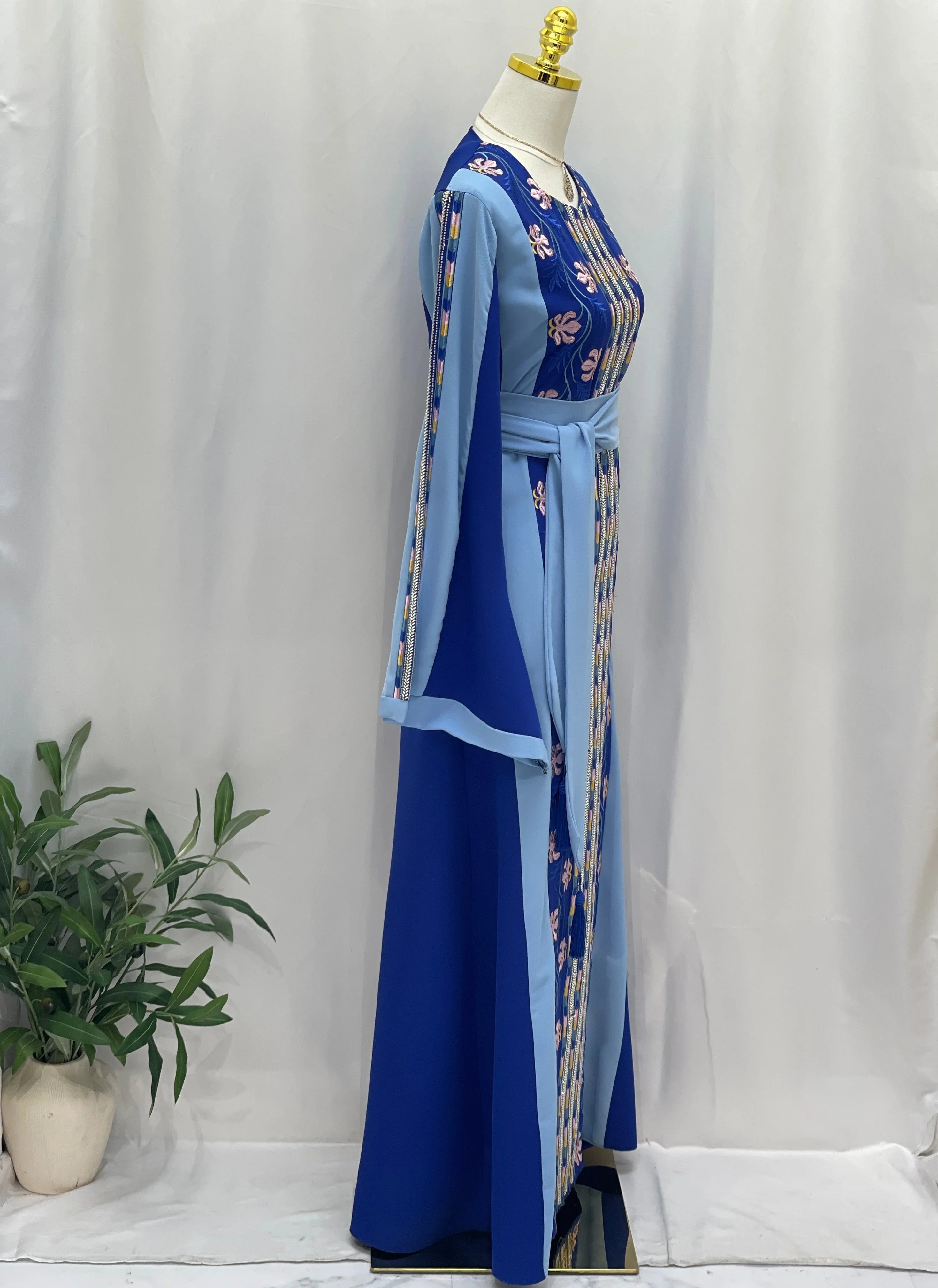 Thobe Areen With Manajel Beads Palestinian Elegance