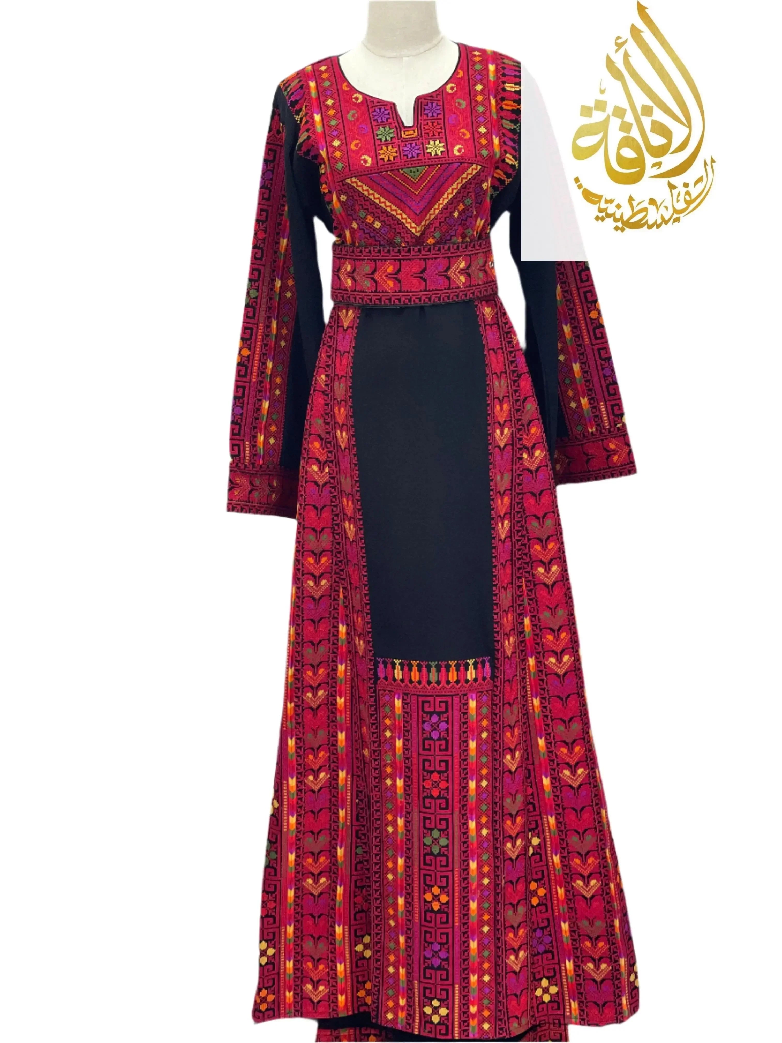 Unique Traditional Embroidered Thoub: Timeless Elegance & Artistry Palestinian Elegance