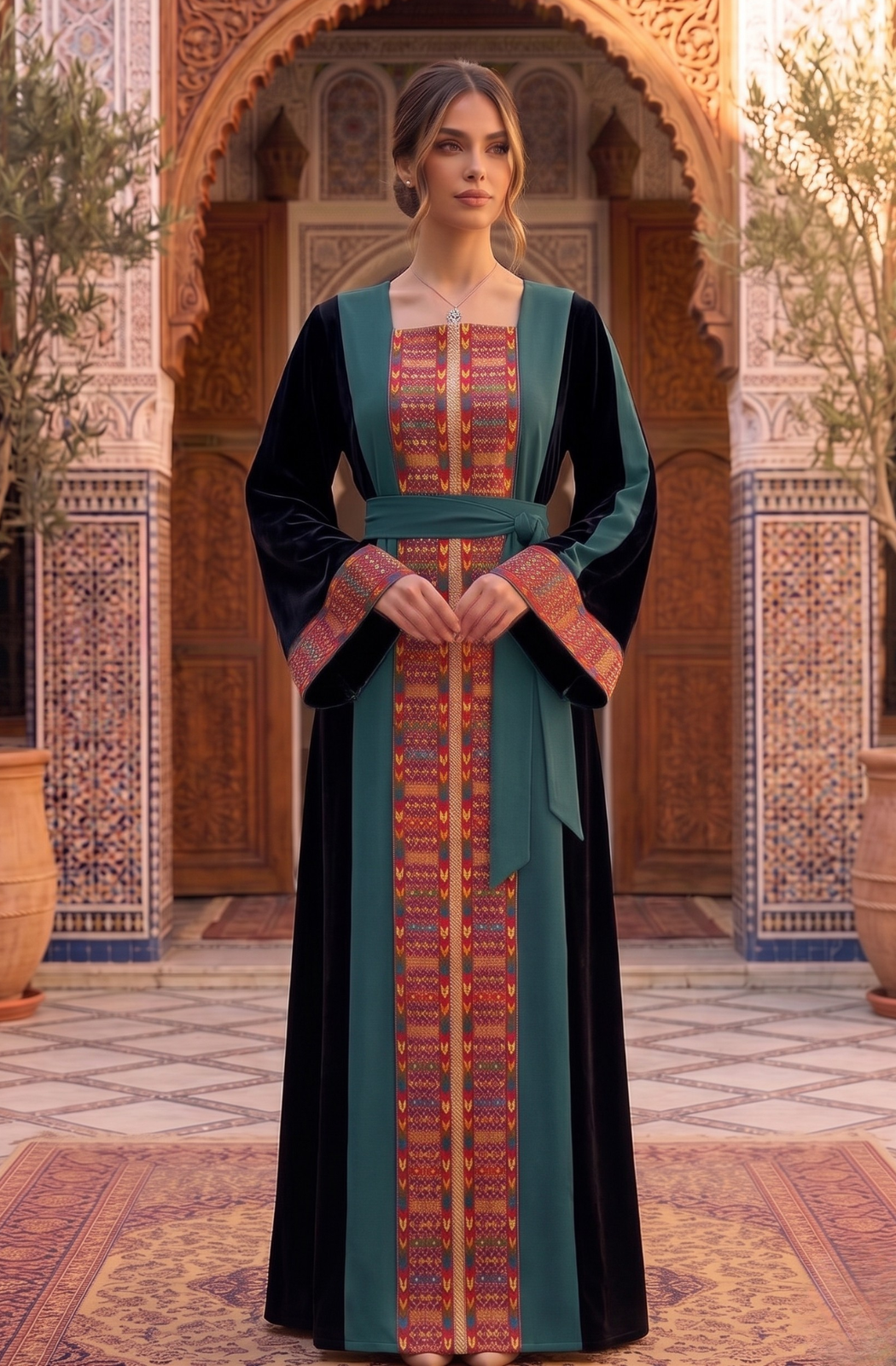 Sella Heritage Elegance Embroidered Thobe