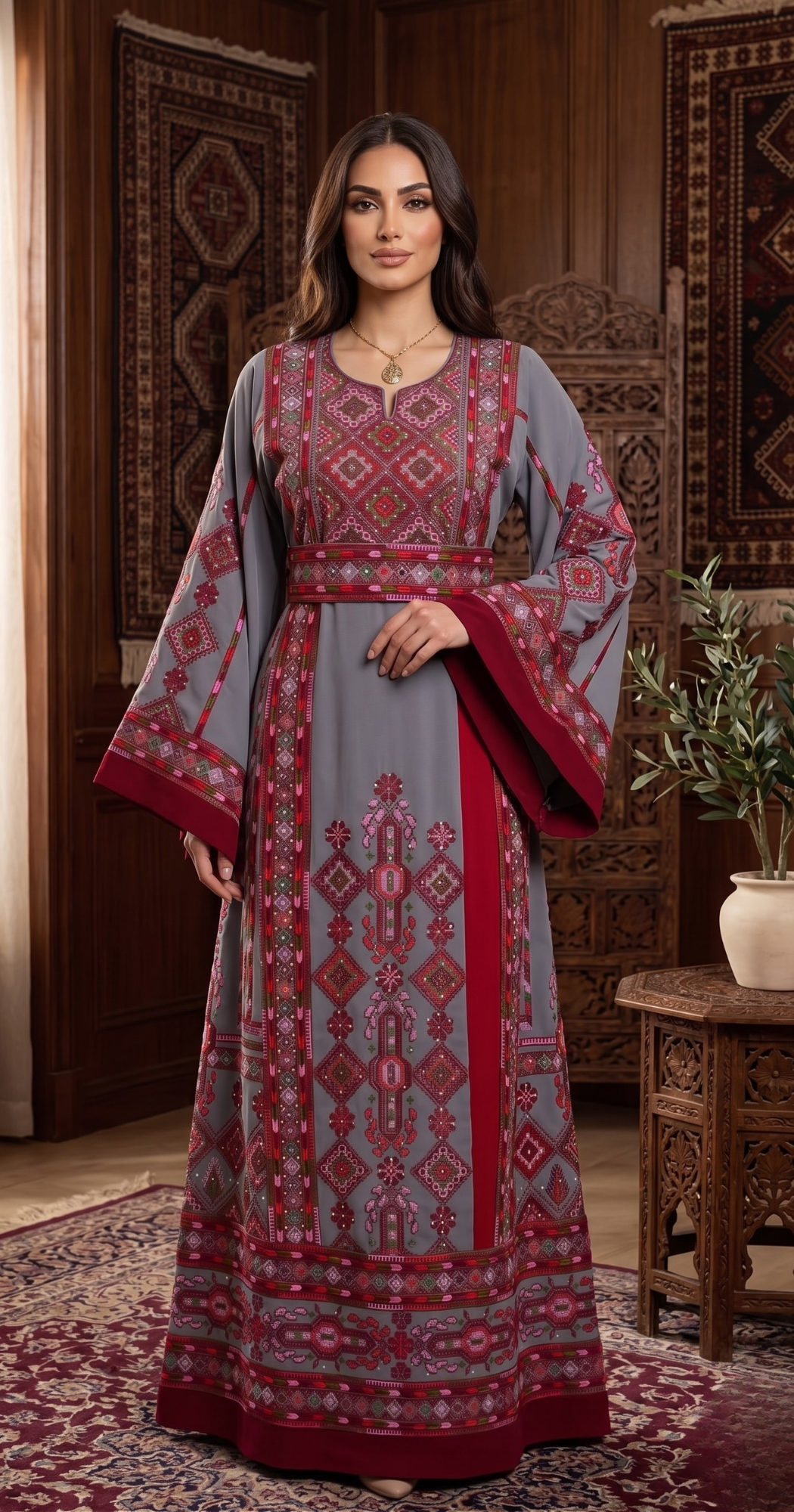 Majdal Elegance Embroidered Thobe