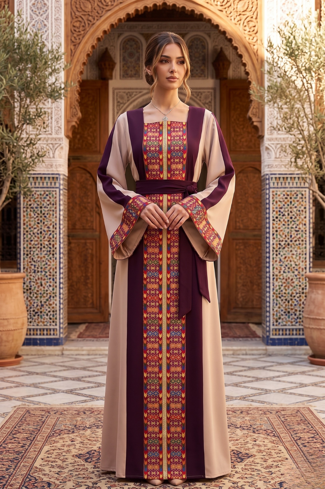 Sella Heritage Elegance Embroidered Thobe