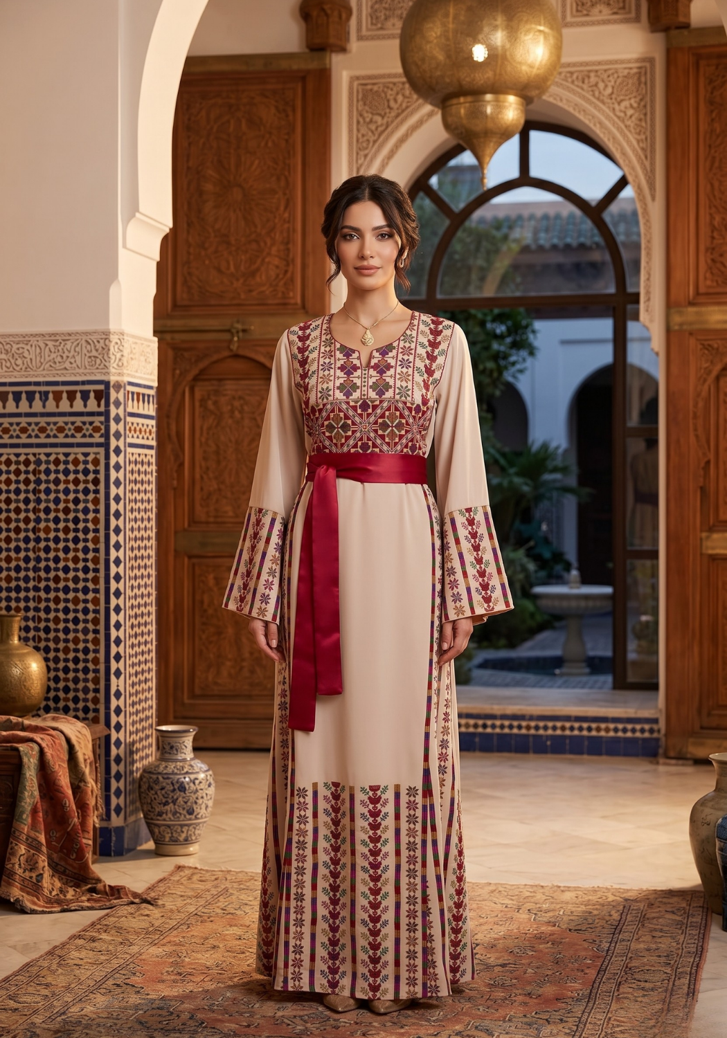 Ward Al-Turath Embroidered Thobe