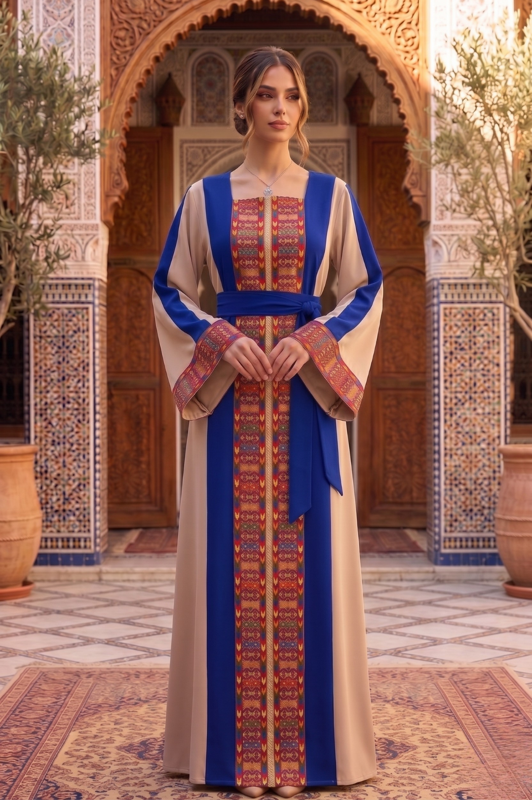Sella Heritage Elegance Embroidered Thobe