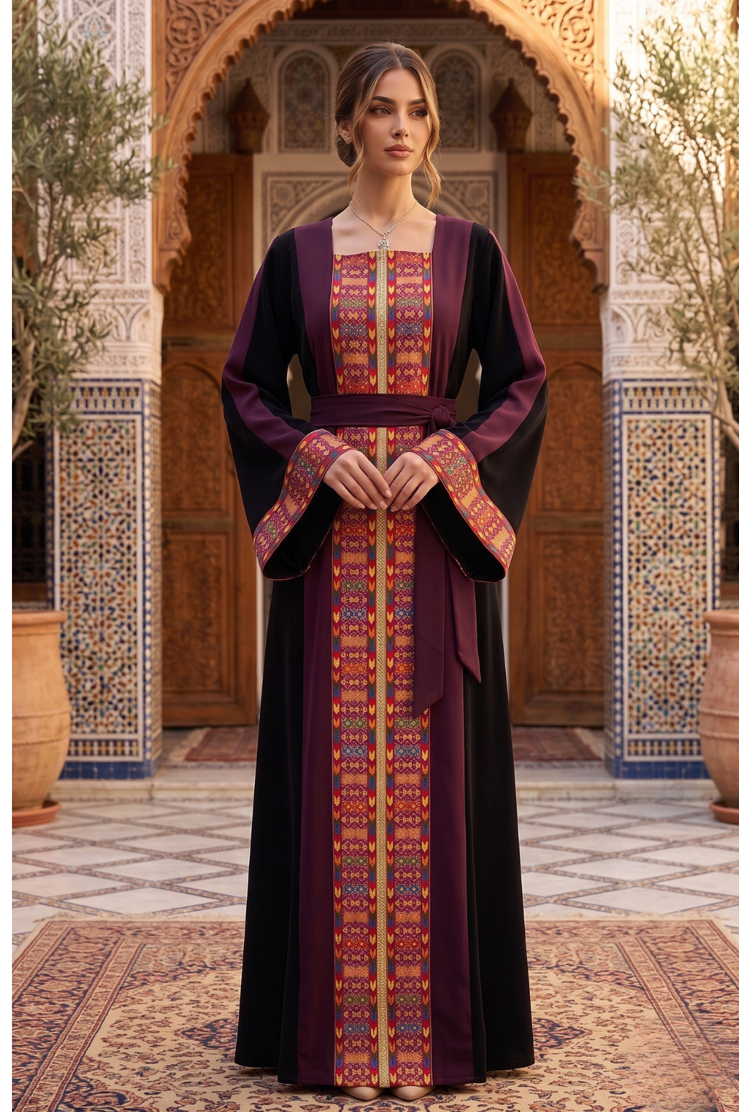Sella Heritage Elegance Embroidered Thobe