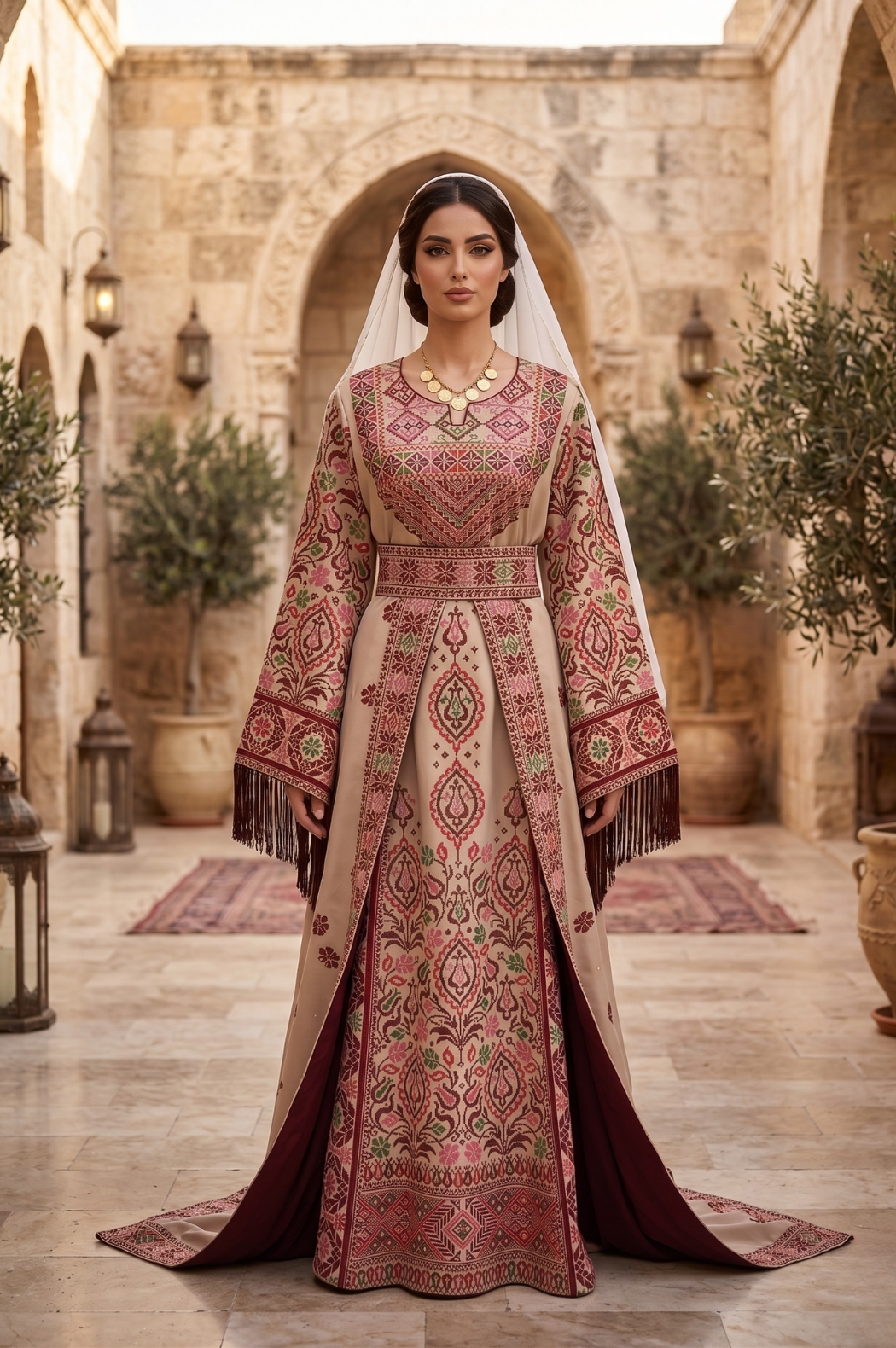 Bride of Roses Thobe: Perfect Choice For a Bride Seeking Heritage and Elegance