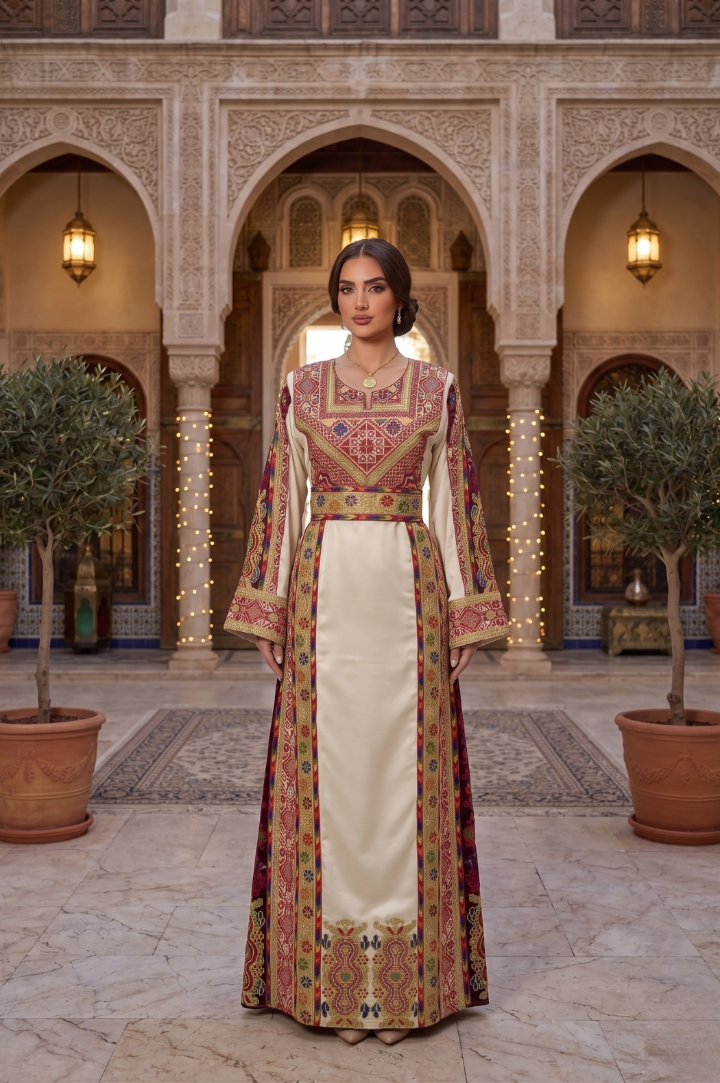 Al Kananiyyah Embroidered Thobe