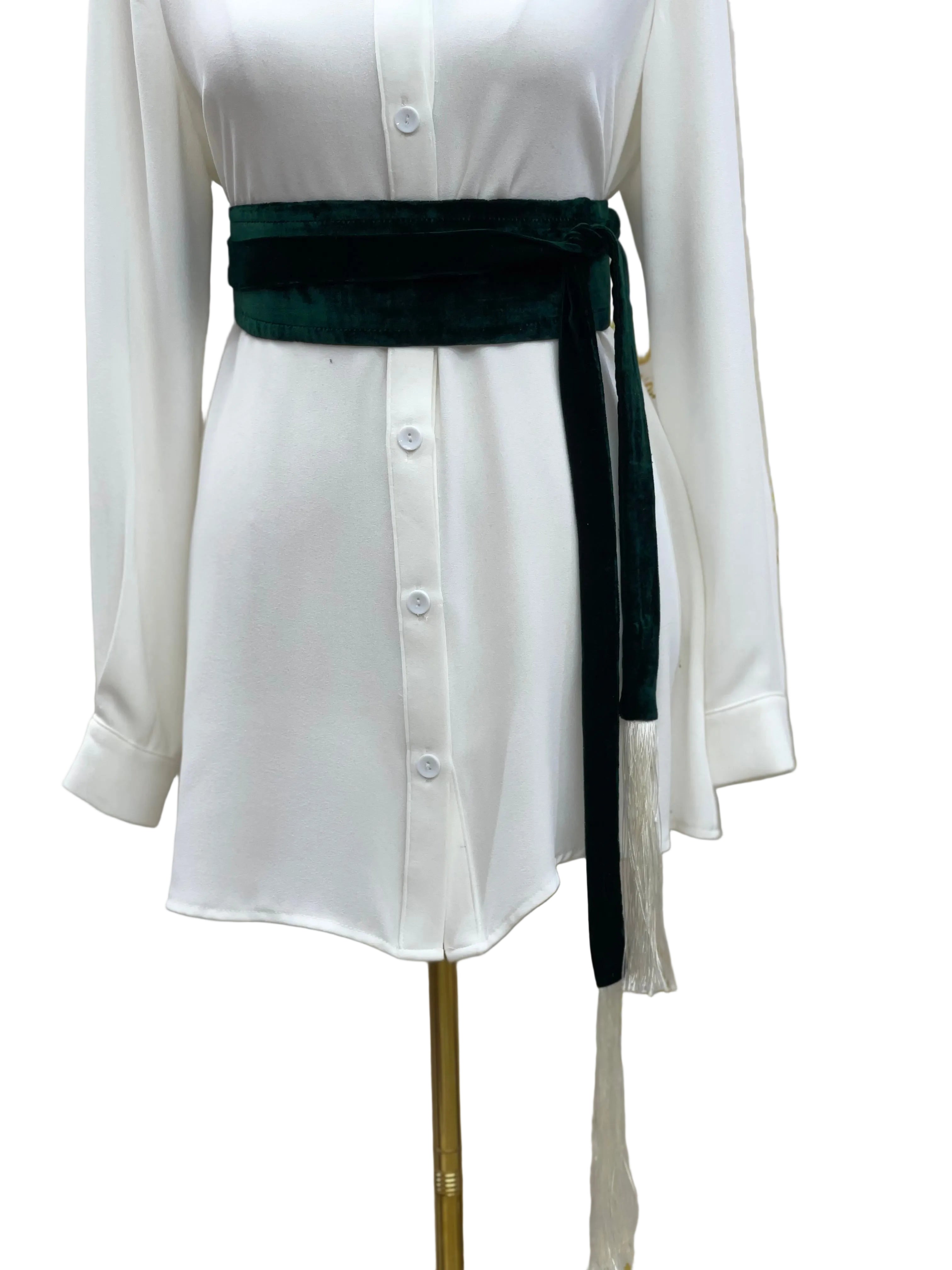 Velvet Belt Palestinian Elegance