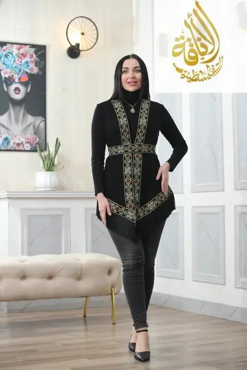  Chiffon vest showcasing exquisite craftsmanship and design.