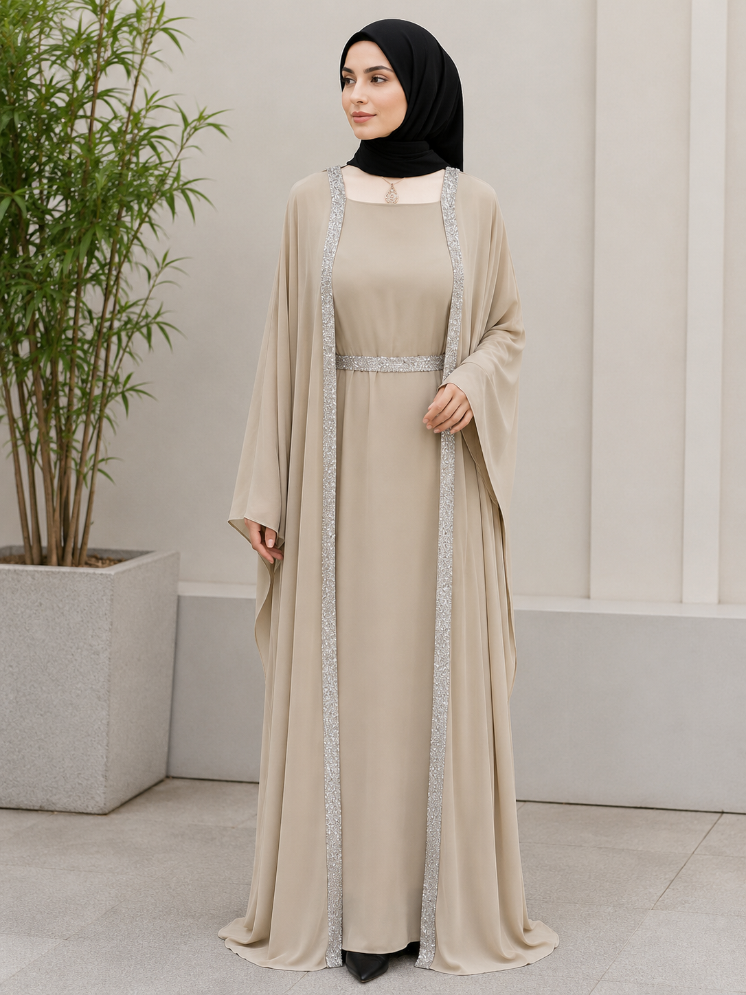 Serenity Cape Kaftan