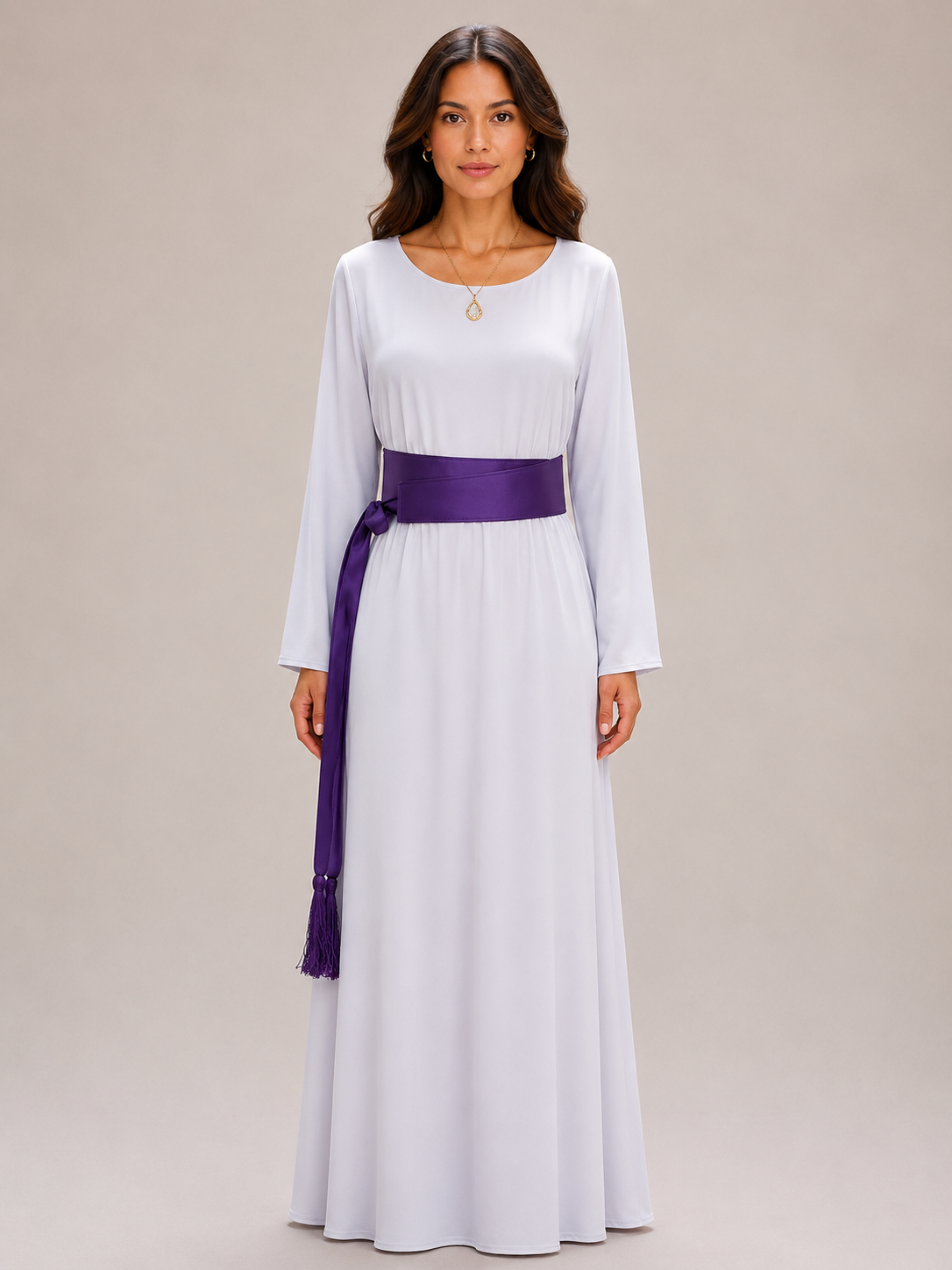 New Color Satin Wrap Belt
