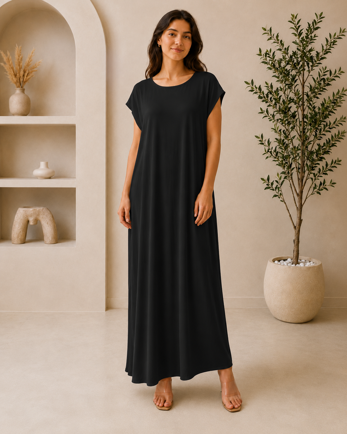 black inner dress Essential Modest Slip – Lycra Dress Do You Know What