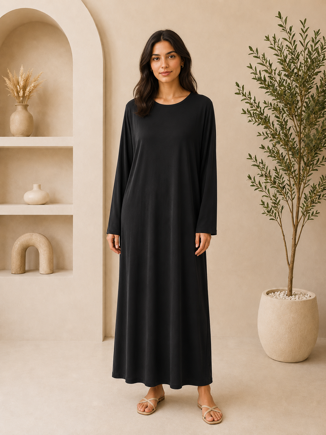 Long Sleeve Lycra Inner Dress