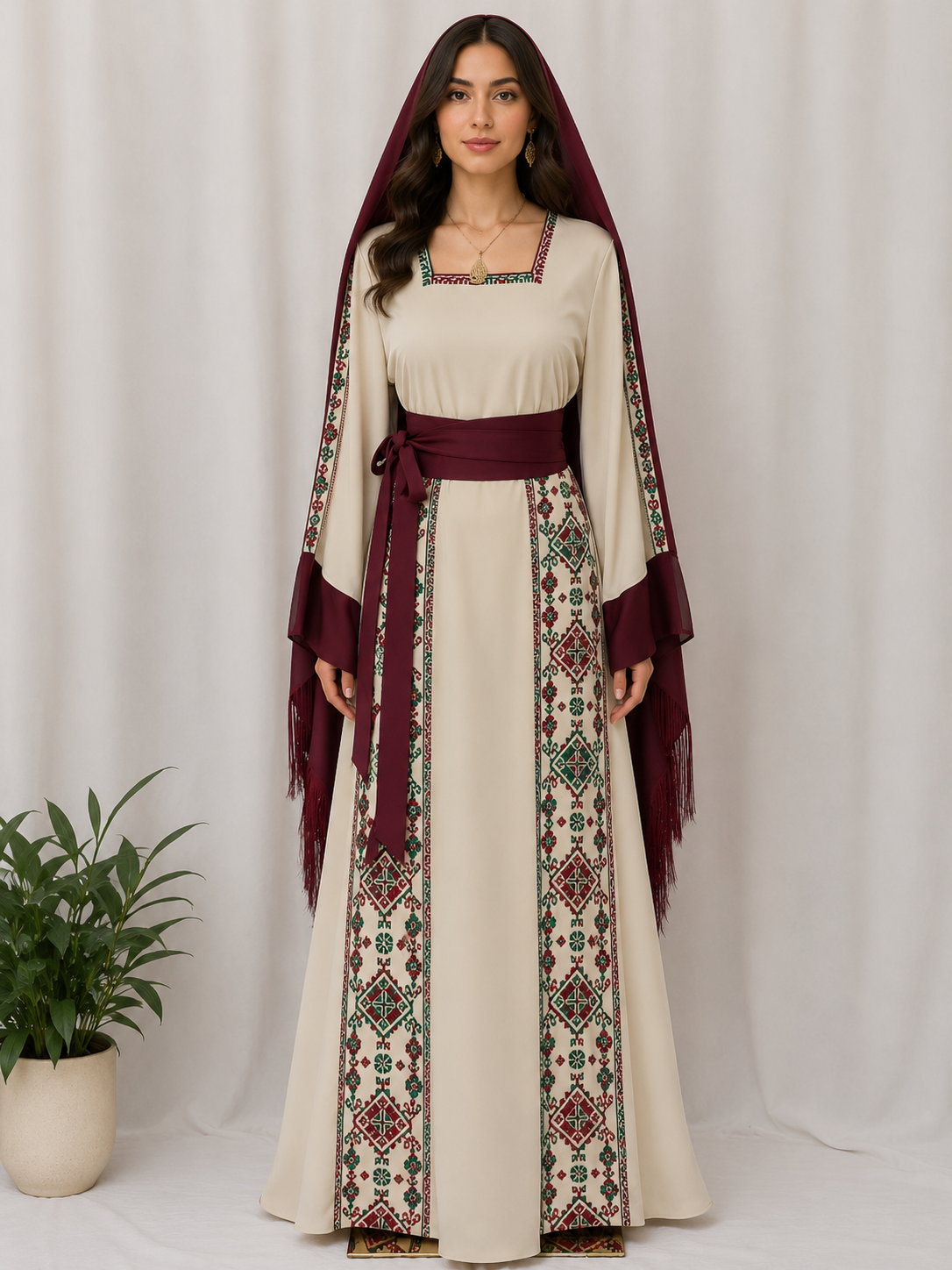 Masterpiece of Tradition: Sofie Unique Embroidered Thoub