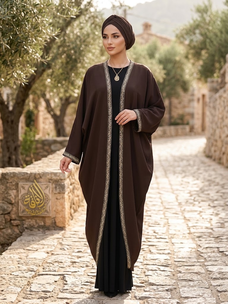 Nijma Free Size Kimono Cardigan in Modest Fashion
