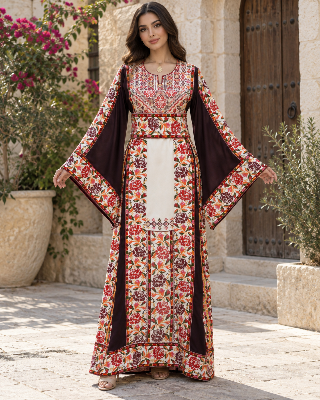 Rose Garden Embroidered Thobe