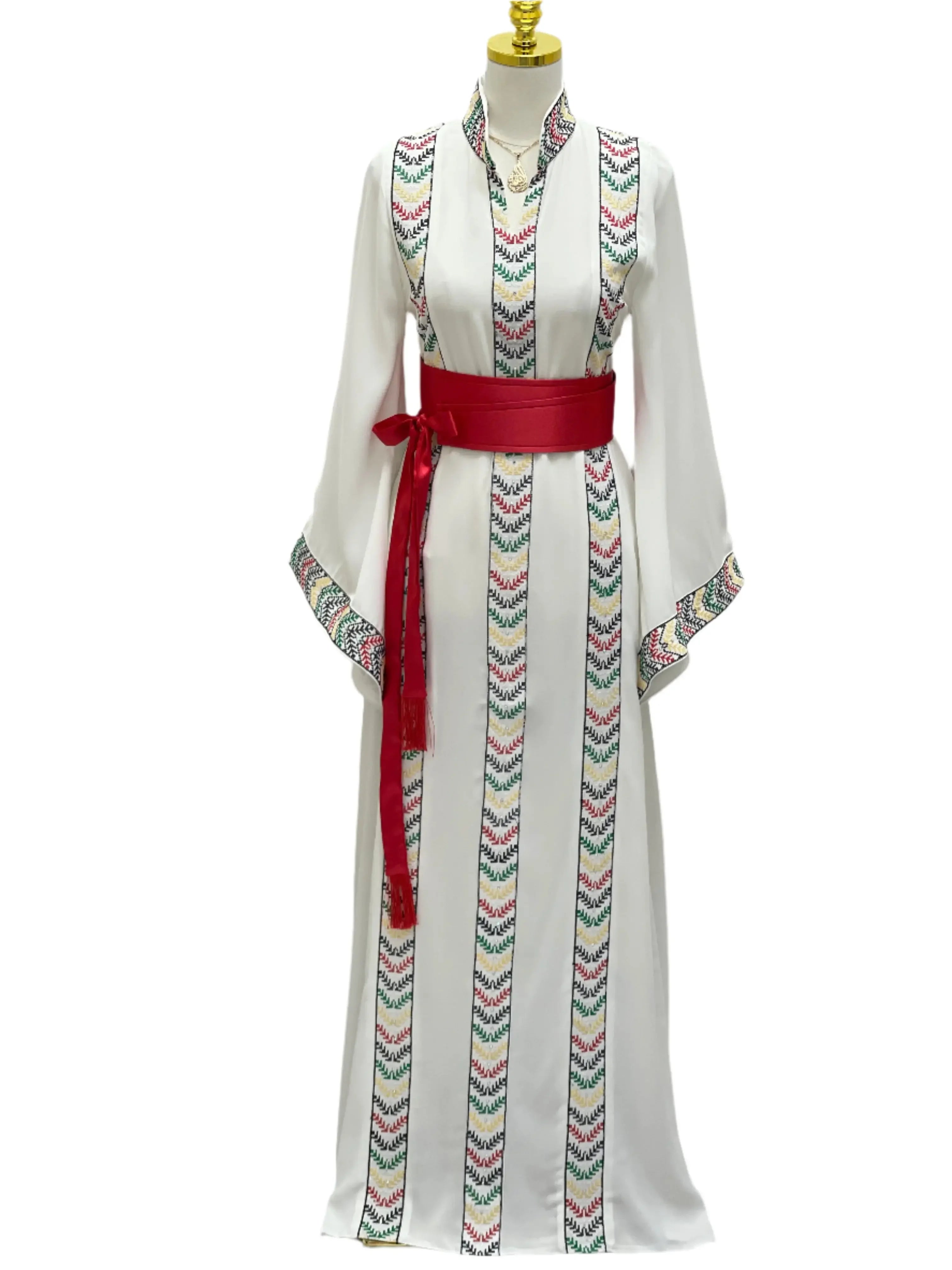 Embroidered Unique Thoub - A Masterpiece of Tradition and Elegance Palestinian Elegance