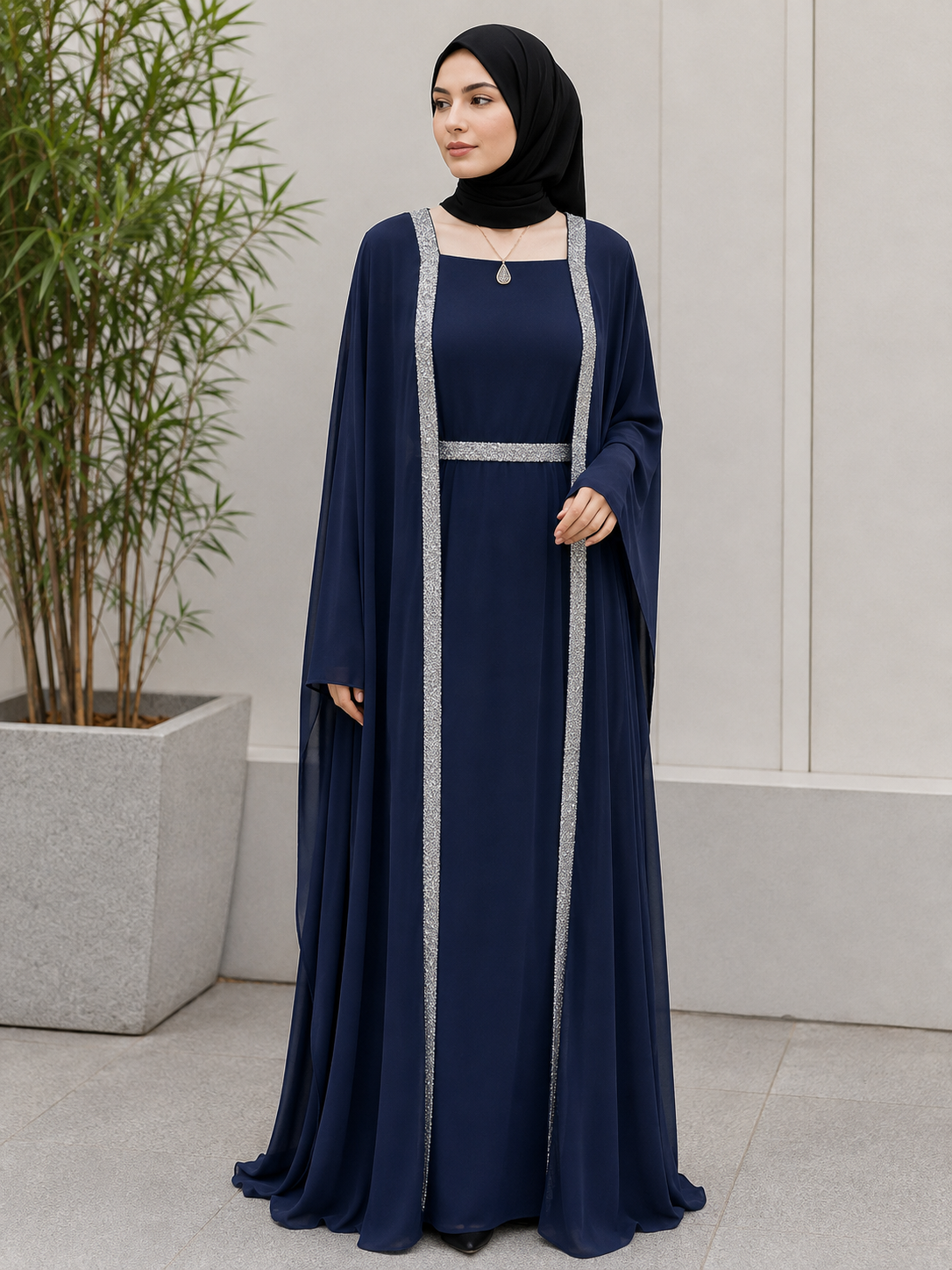 Serenity Cape Kaftan