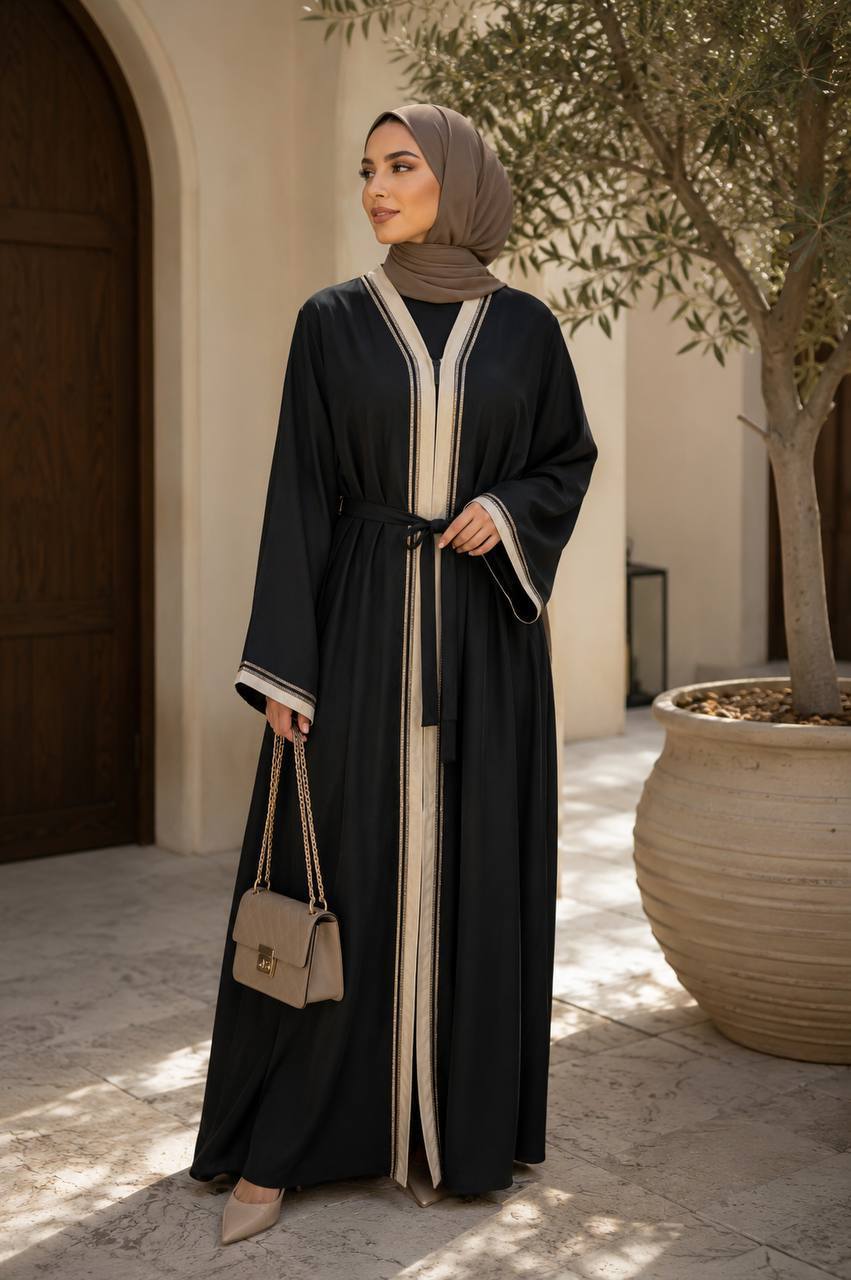 Dawlah Zip-Front Abaya
