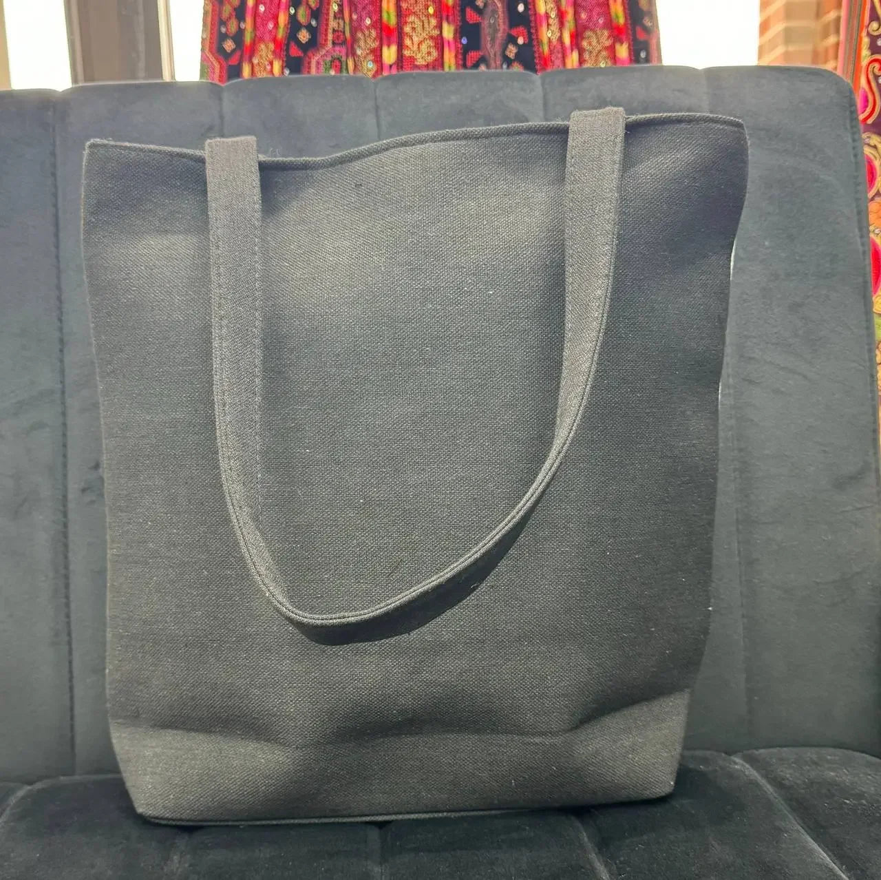 Jerusalem with kuffiyeh embroidered Tote bag Palestinian Elegance