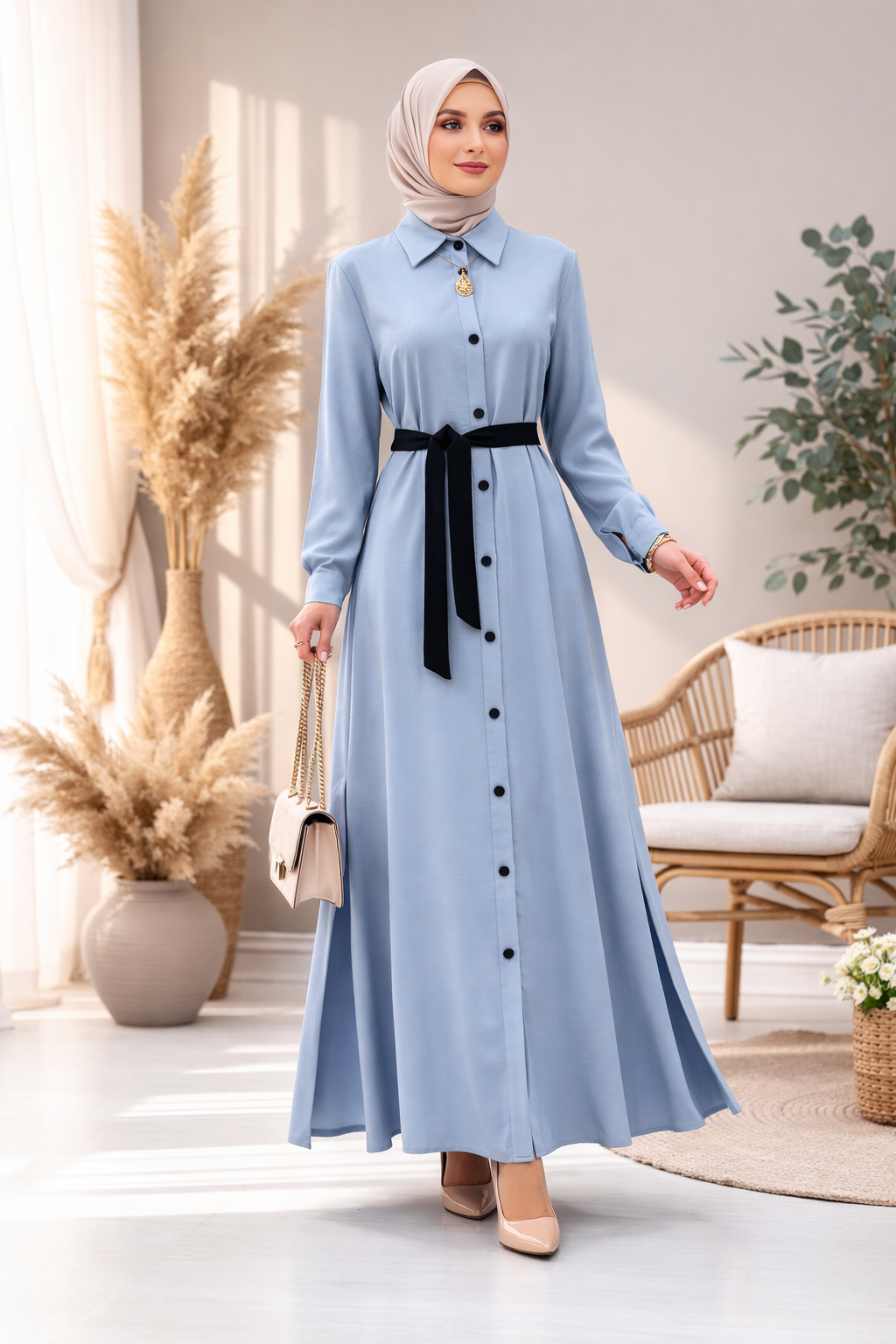 Long Dress Shirt- a sophisticated and professional look,