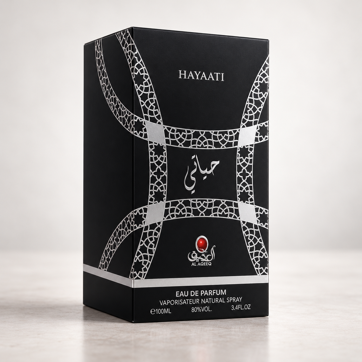 Al Aqeeq Hayaati Eau de Parfum – 100 ml — matching presentation box