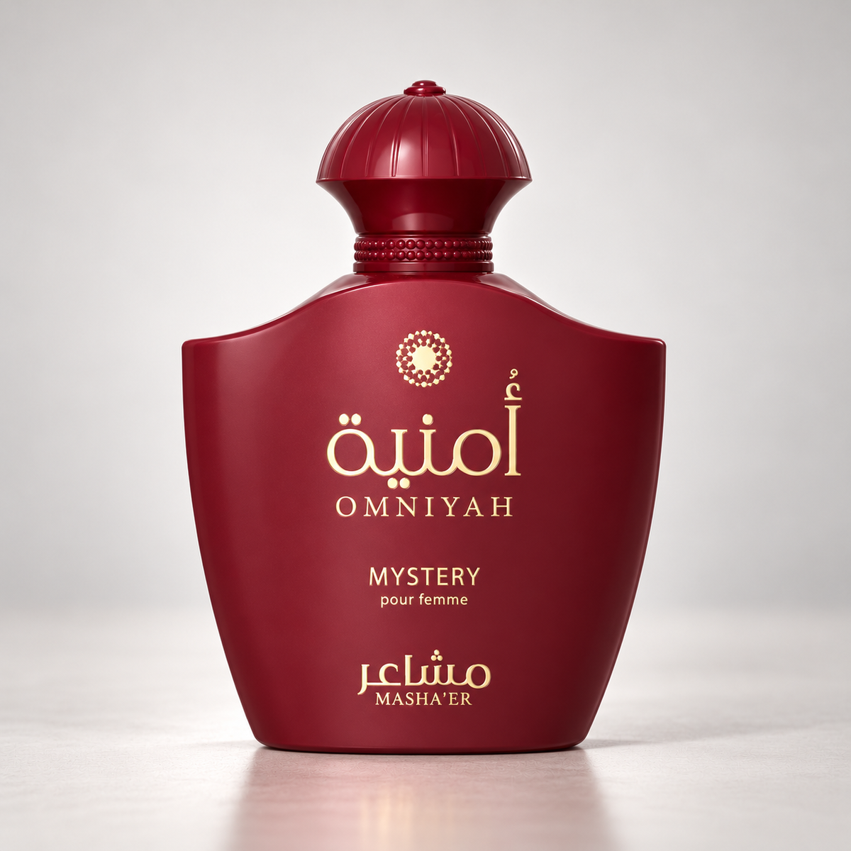Masha'er Omniyah Mystery Eau de Parfum – 100 ml — bottle front view