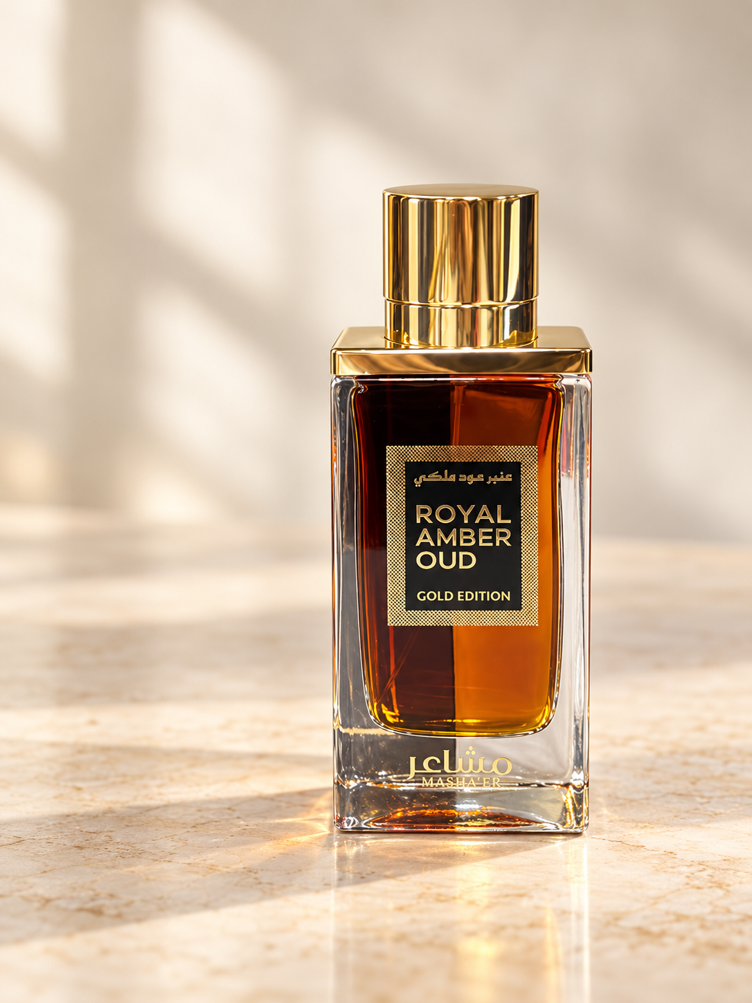 Masha’er Royal Amber Oud gold 100 ml — bottle