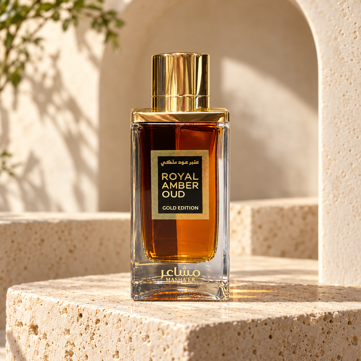 Masha’er Royal Amber Oud gold 100 ml — bottle