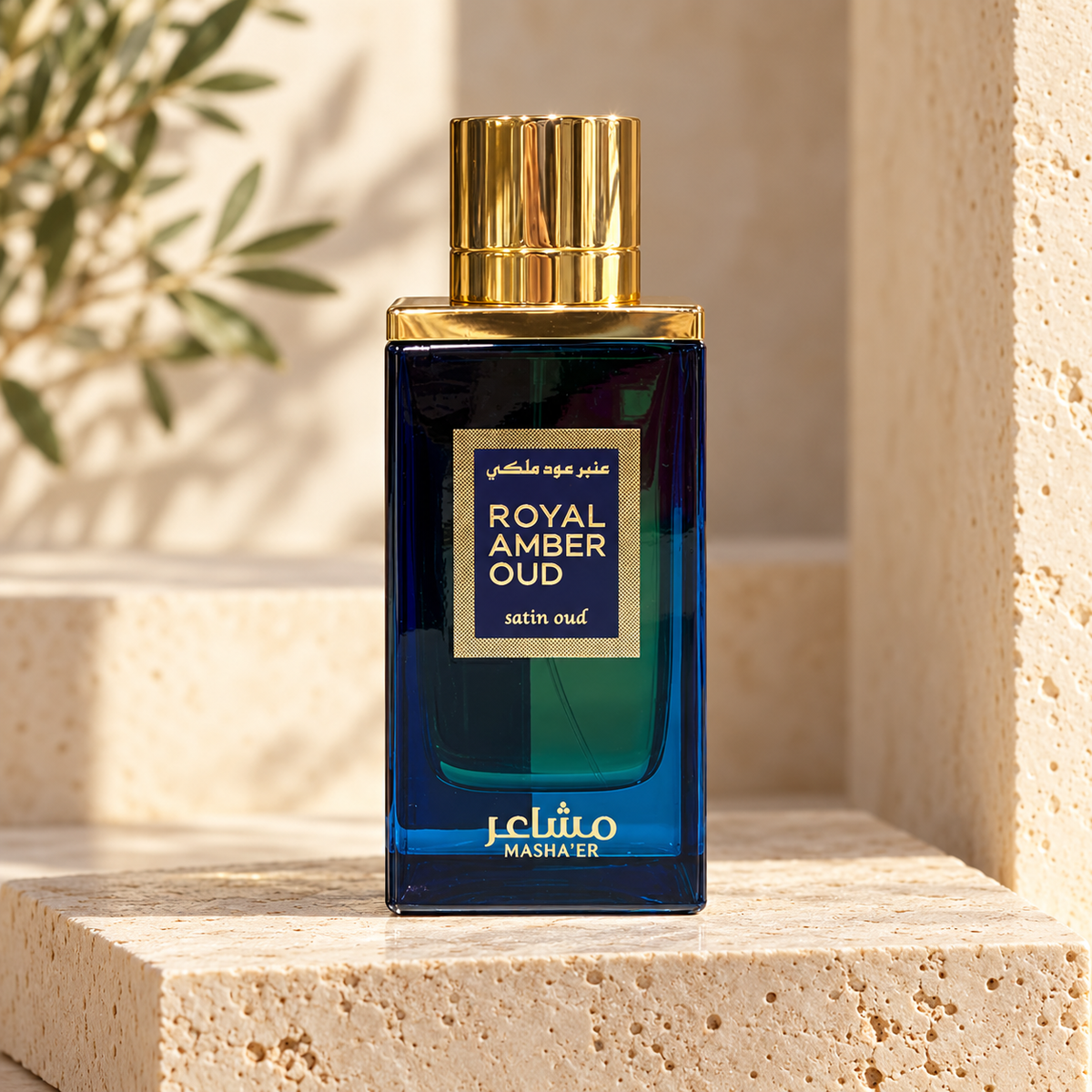 Masha’er Royal Amber Oud satin 100 ml — bottle