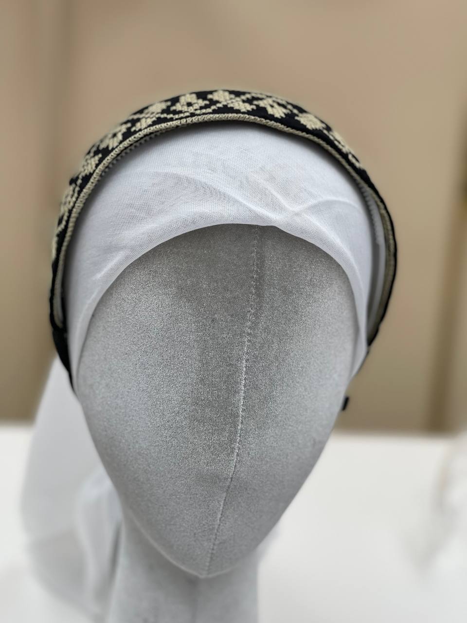 Palestinian Embroidered Headband-featuring classic geometric outfits special occasions.