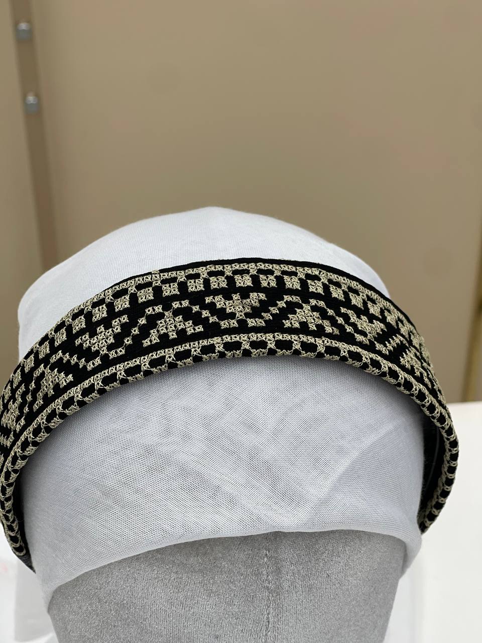 Palestinian Embroidered Headband-featuring classic geometric outfits special occasions.