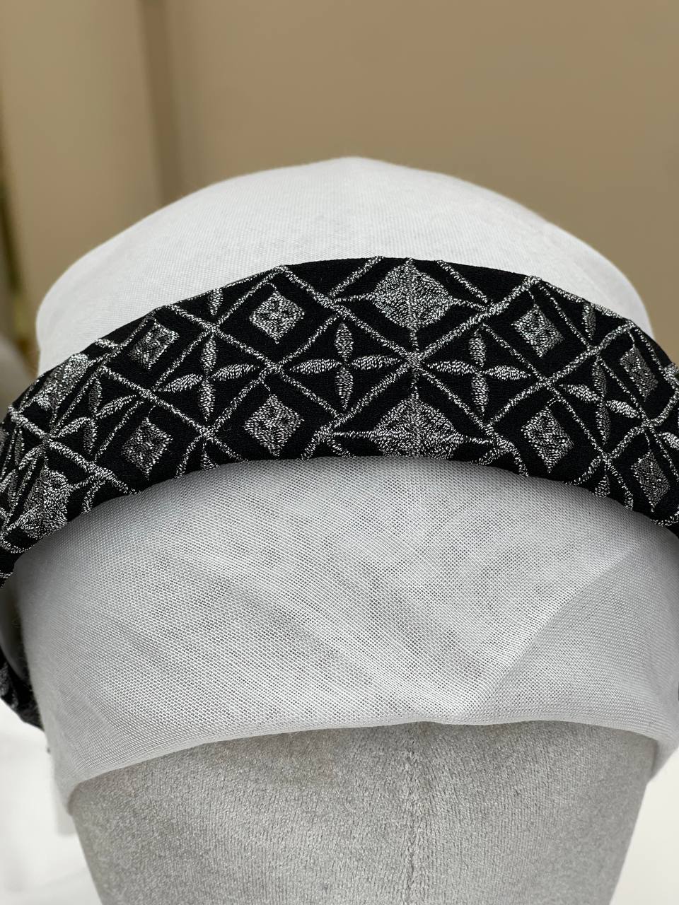 Palestinian Embroidered Headband-featuring classic geometric outfits special occasions.
