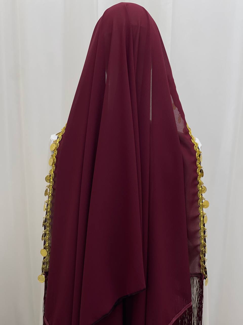 Palestinian Heritage Coin Khirka -Shawl